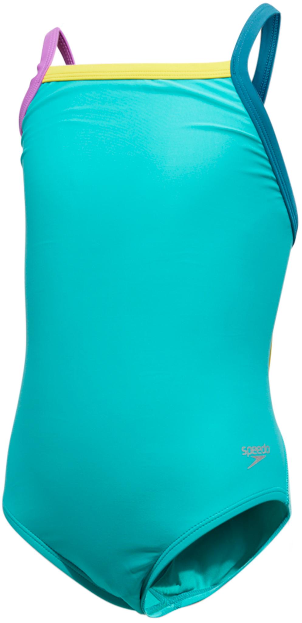Product gallery image number 3 for product Solid Propel Back One Piece Swimsuit - Girls