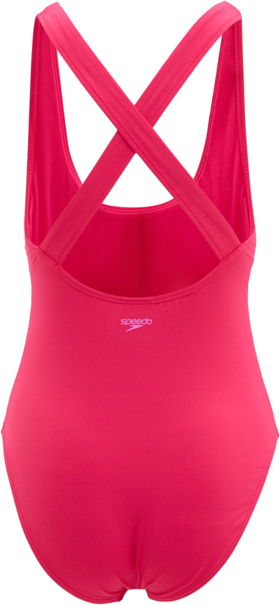 Product gallery image number 2 for product Solid Scoop Neck One Piece Swimsuit - Women's