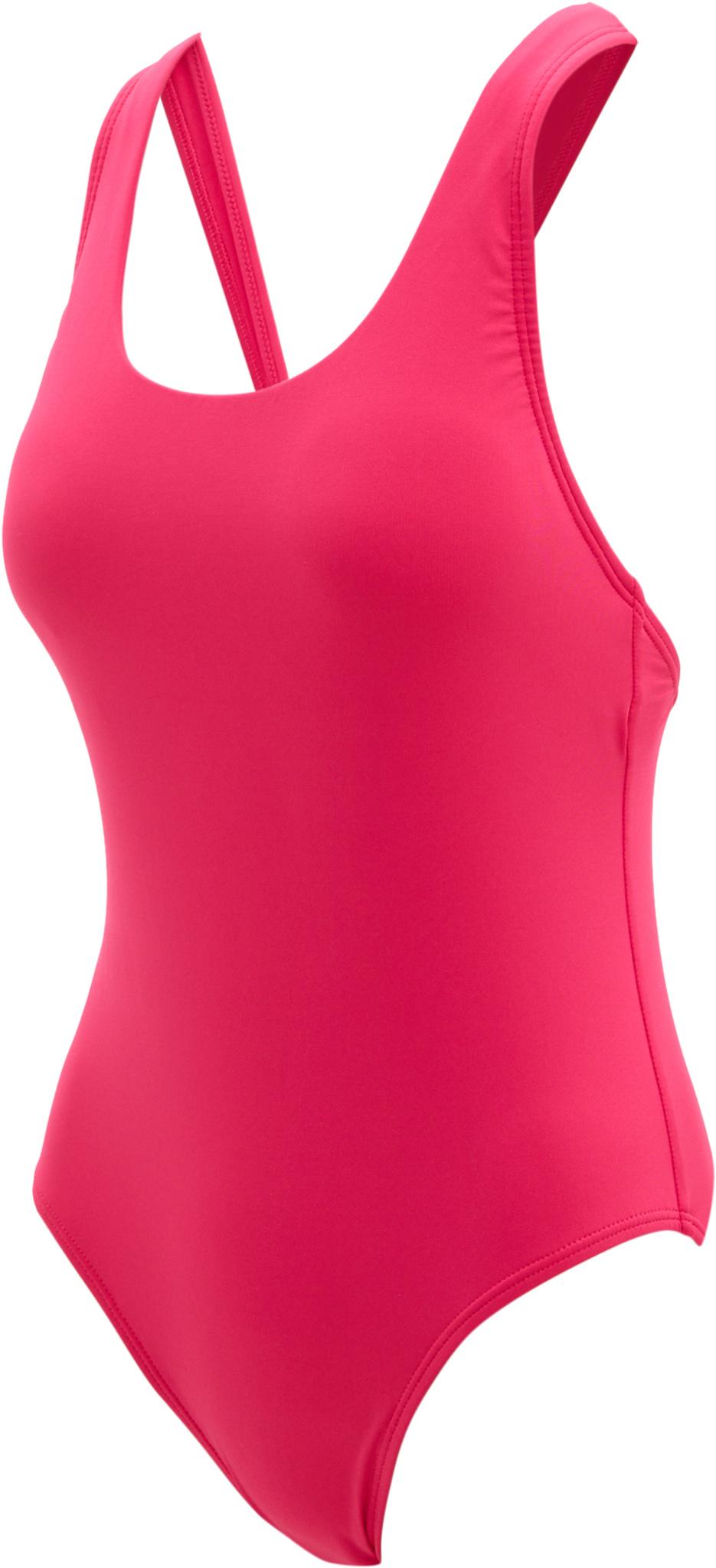 Product gallery image number 3 for product Solid Scoop Neck One Piece Swimsuit - Women's
