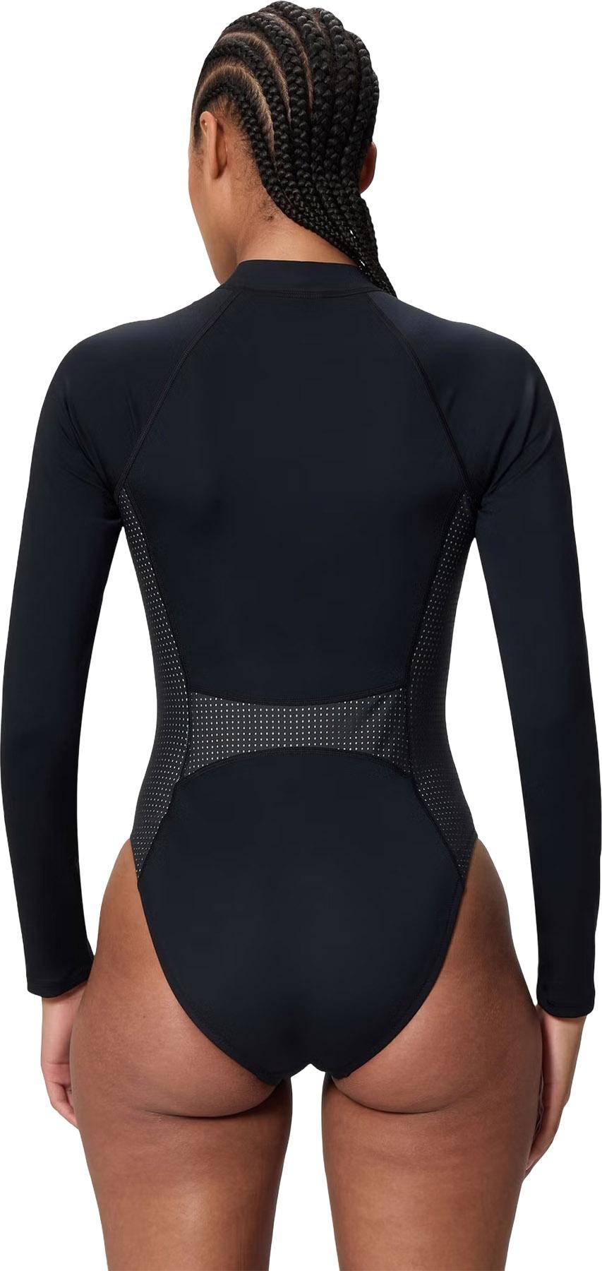 Product gallery image number 5 for product Scuba Flex Long Sleeve Zip One Piece Swimsuit - Women's