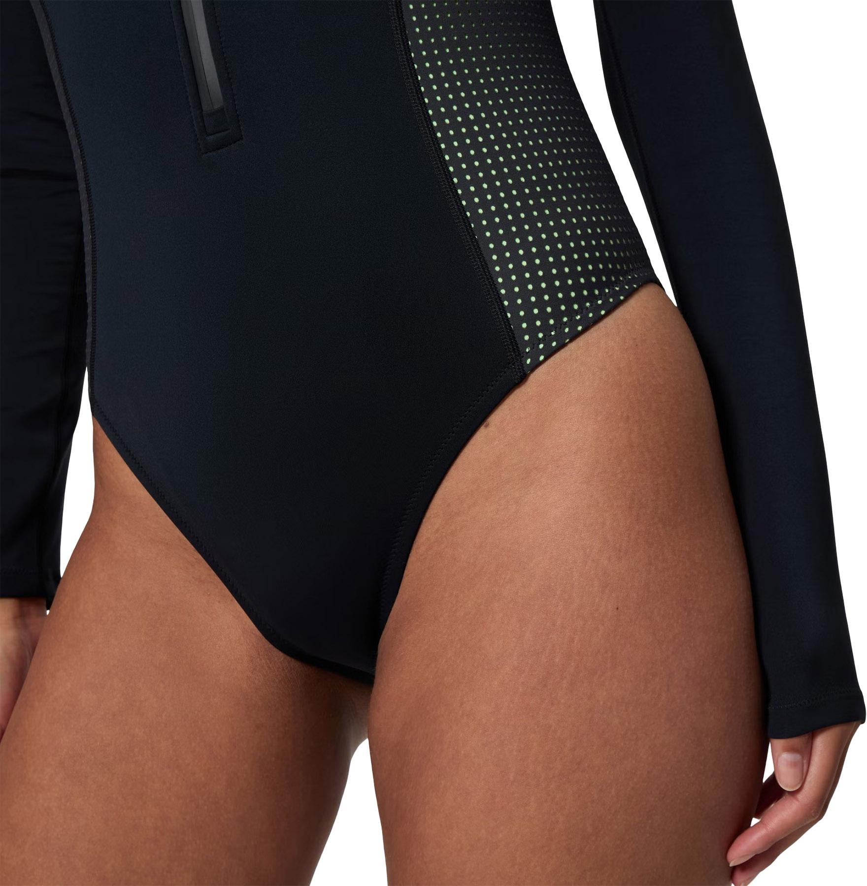 Product gallery image number 4 for product Scuba Flex Long Sleeve Zip One Piece Swimsuit - Women's