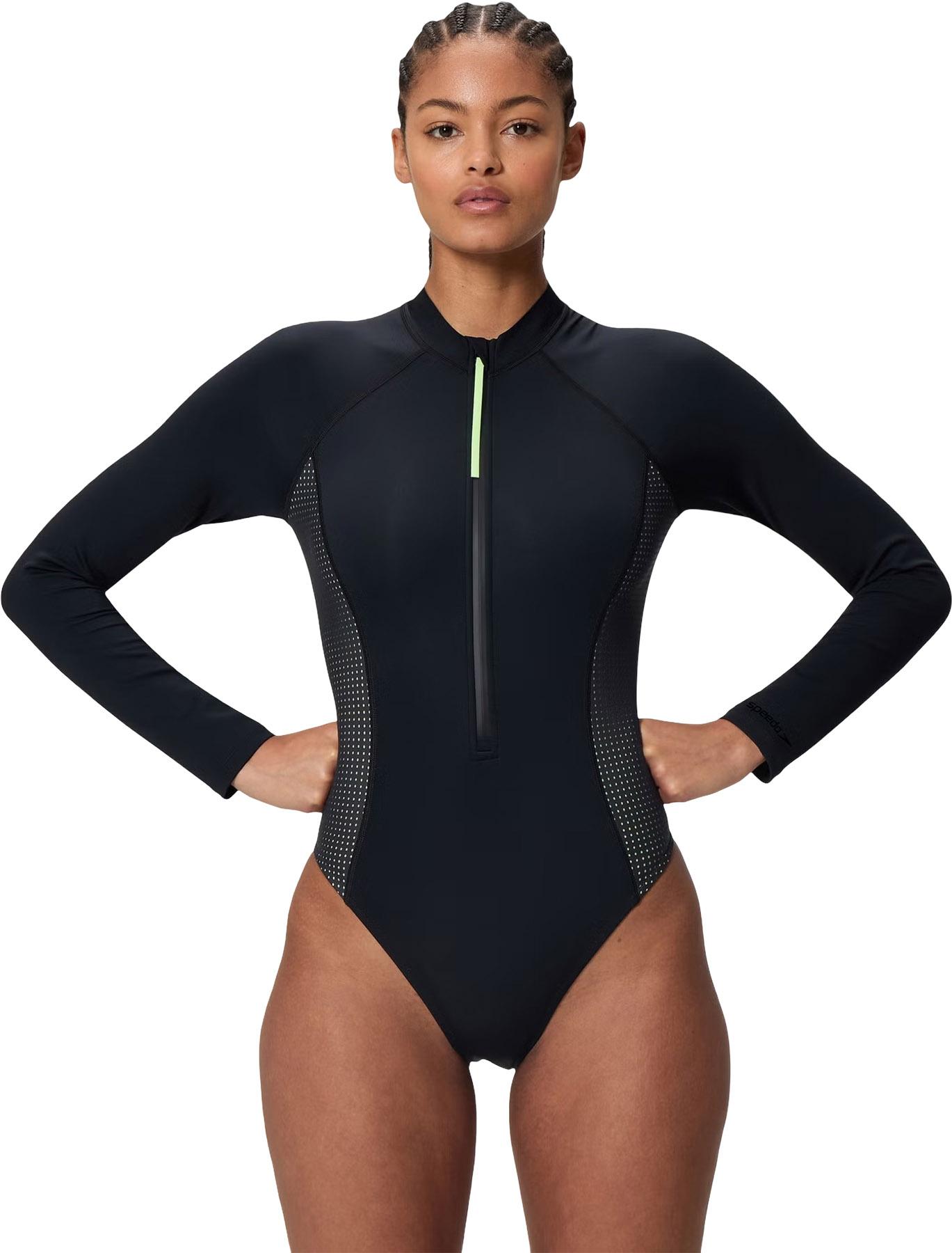 Product image for Scuba Flex Long Sleeve Zip One Piece Swimsuit - Women's
