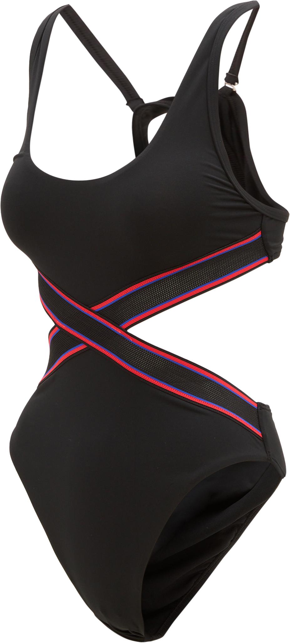 Product gallery image number 2 for product Solid Convertible Cut Out One Piece Swimsuit - Women's