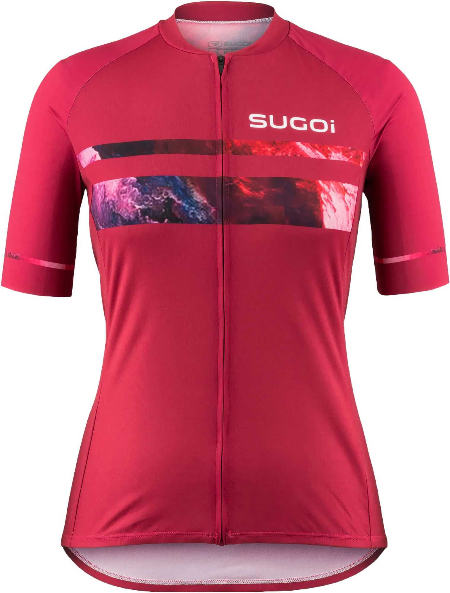 Cherry Blossoms Red Thunder Sky