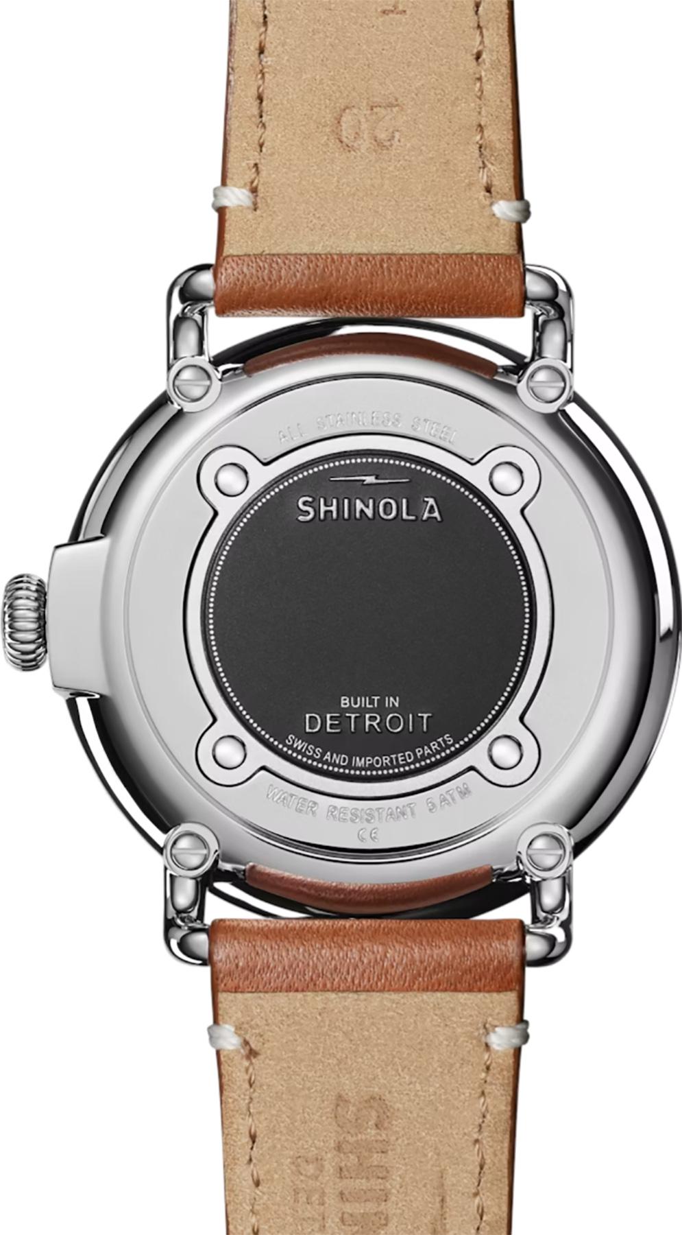 Product gallery image number 5 for product The Runwell Leather Strap Watch 41mm