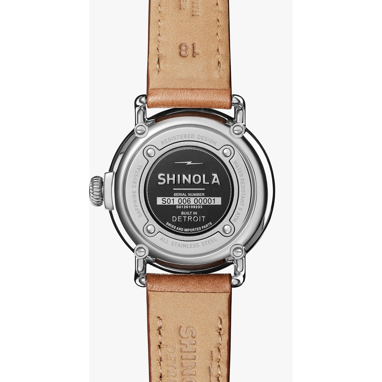 Product gallery image number 3 for product The Runwell Coin Edge Moon Phase 38mm Watch