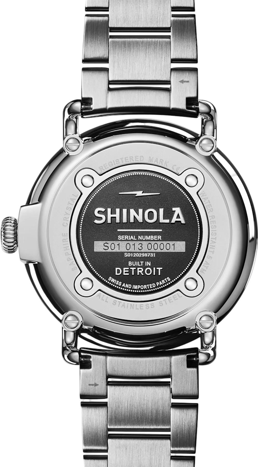 Product gallery image number 5 for product Runwell 3H 41mm Silver Bracelet Petosky Watch - Unisex