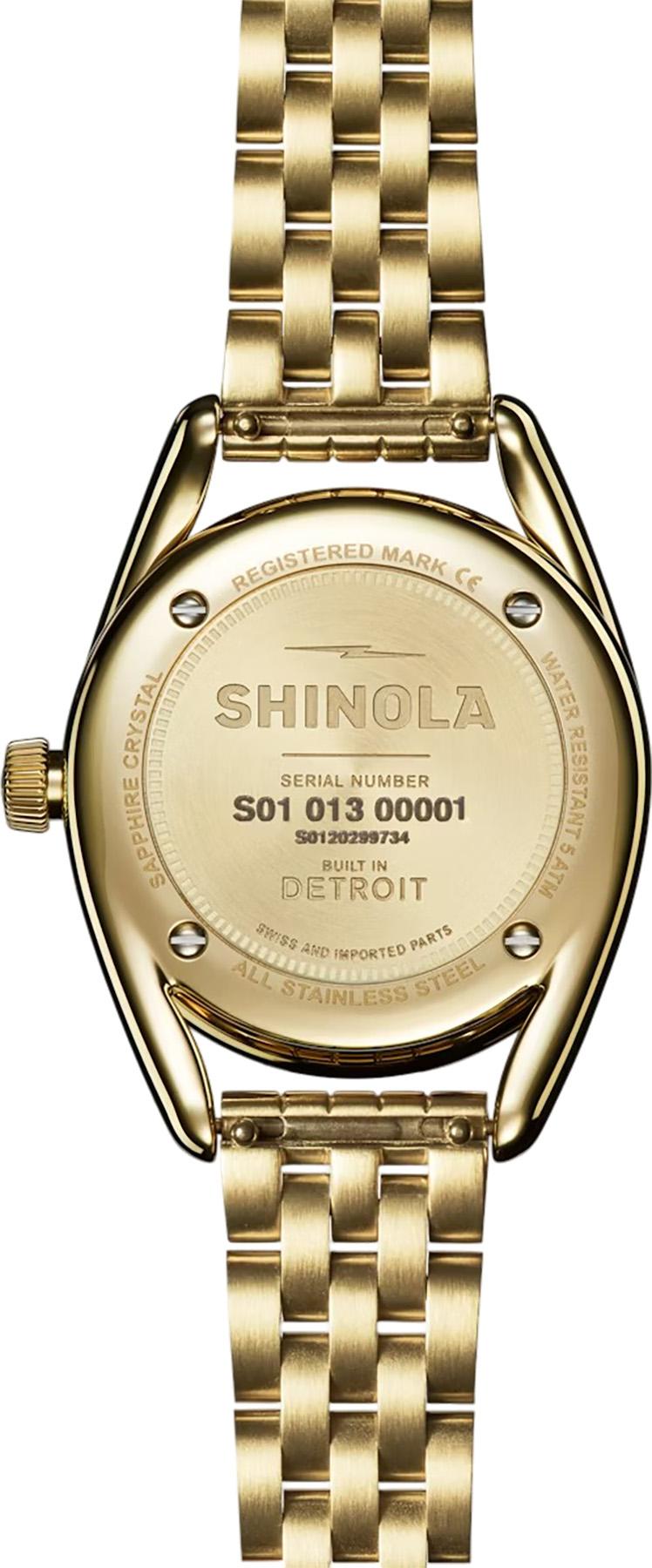 Product gallery image number 5 for product Derby 2H 30.5mm Gold Bracelet Petosky Watch - Unisex