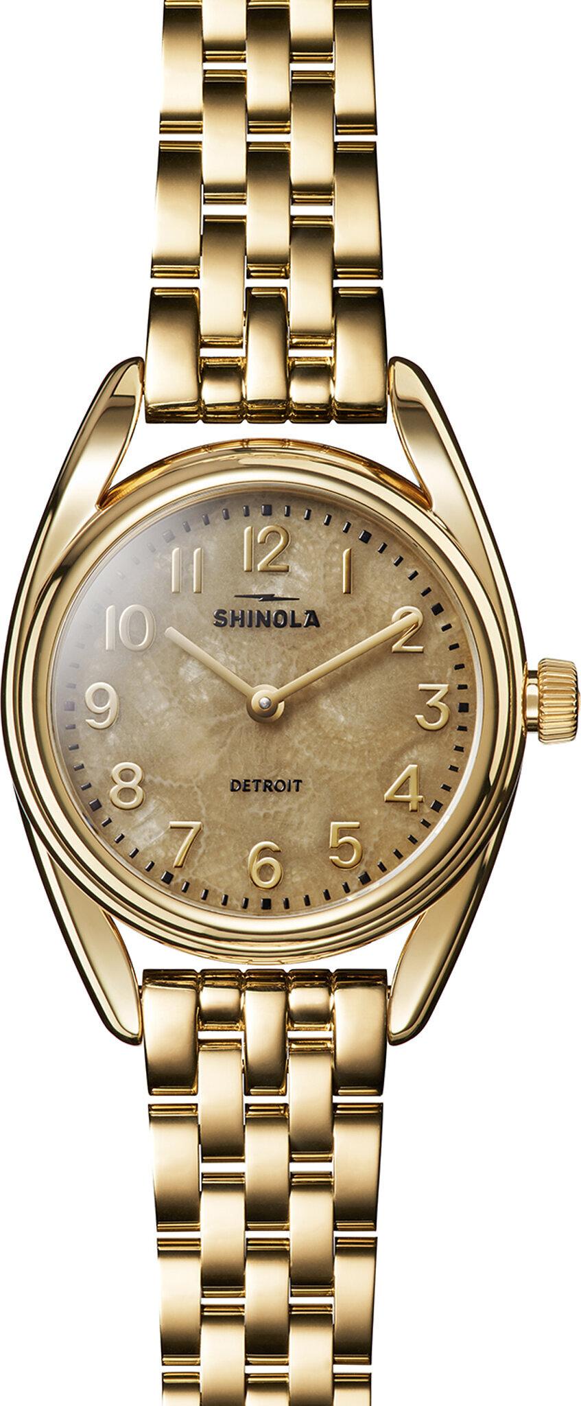 Product gallery image number 5 for product Derby 2H 30.5mm Gold Bracelet Petosky Watch - Unisex