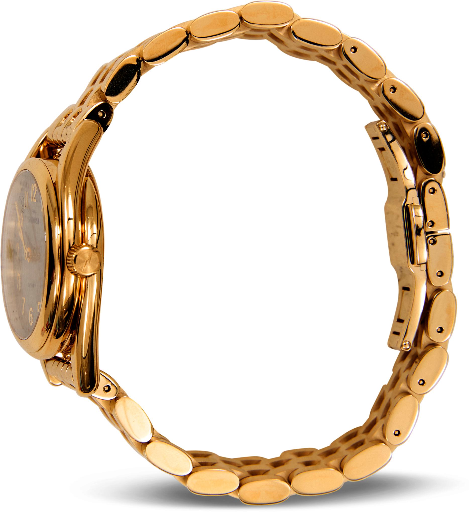 Product gallery image number 7 for product Derby 2H 30.5mm Gold Bracelet Petosky Watch - Unisex