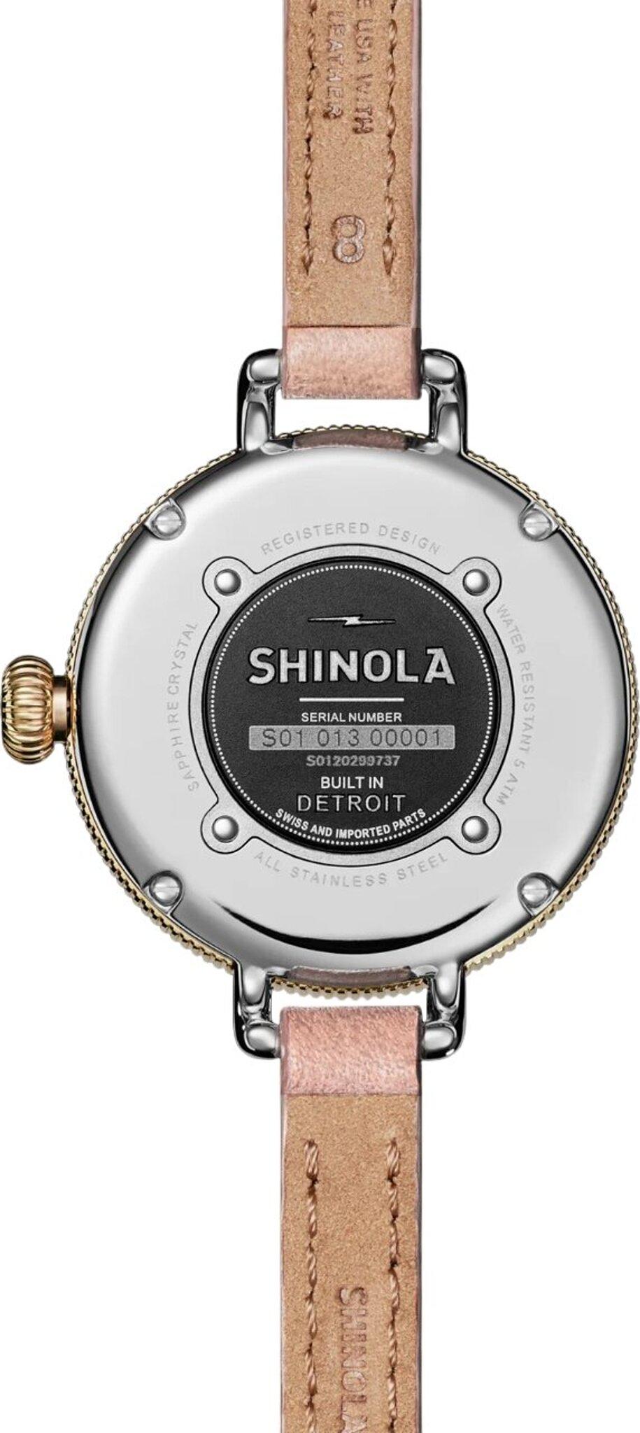 Product gallery image number 3 for product The Birdy Rose Leather Strap Watch 34mm - Women's