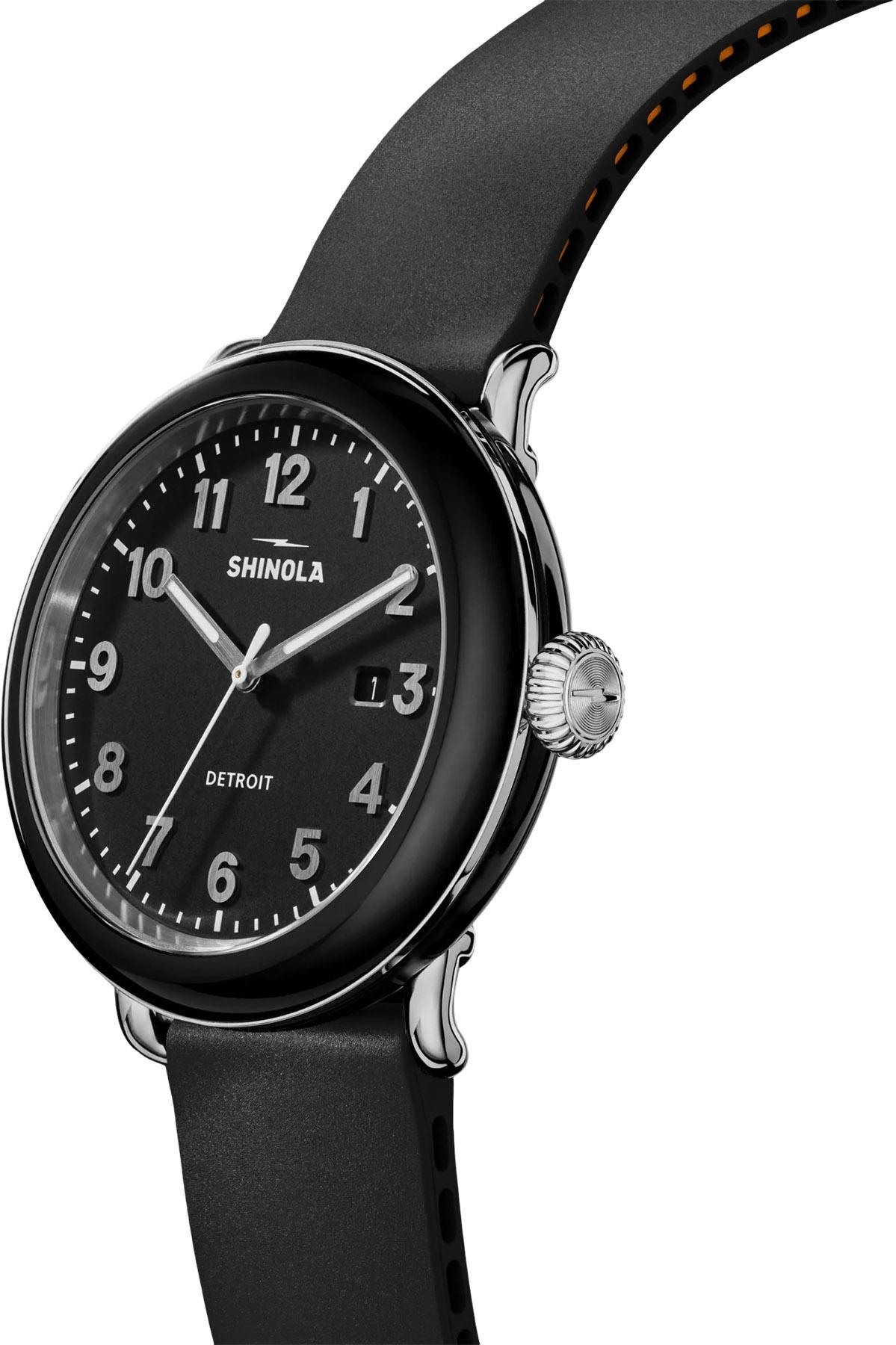 Product gallery image number 3 for product Detrola Rubber Strap Watch 41mm