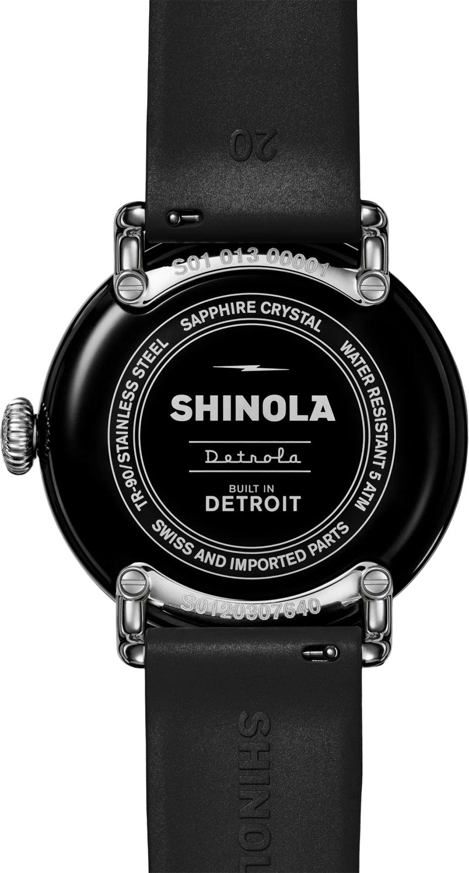 Product gallery image number 5 for product Detrola Rubber Strap Watch 41mm