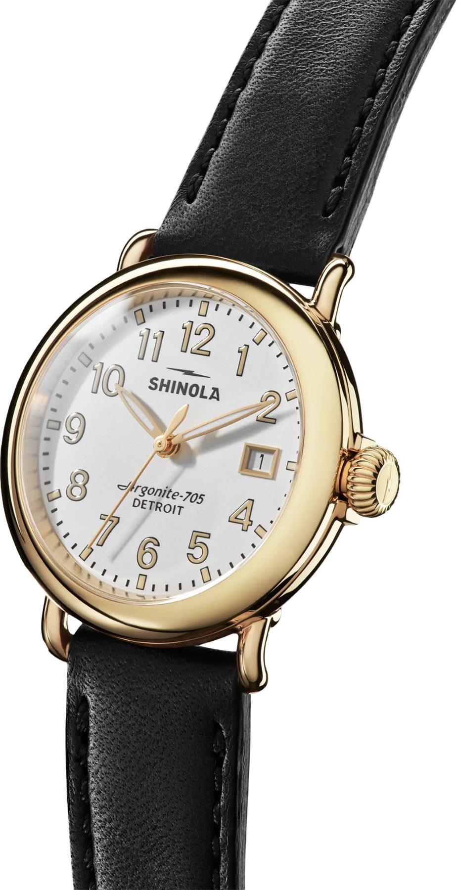 Product gallery image number 3 for product Runwell Leather Strap Watch 36mm