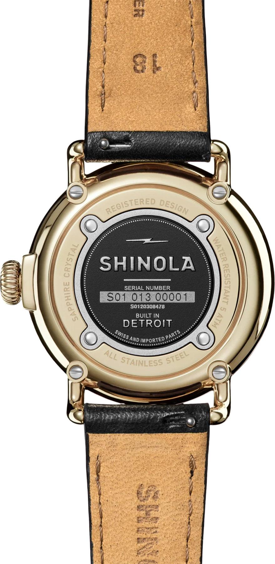 Product gallery image number 6 for product Runwell Leather Strap Watch 36mm