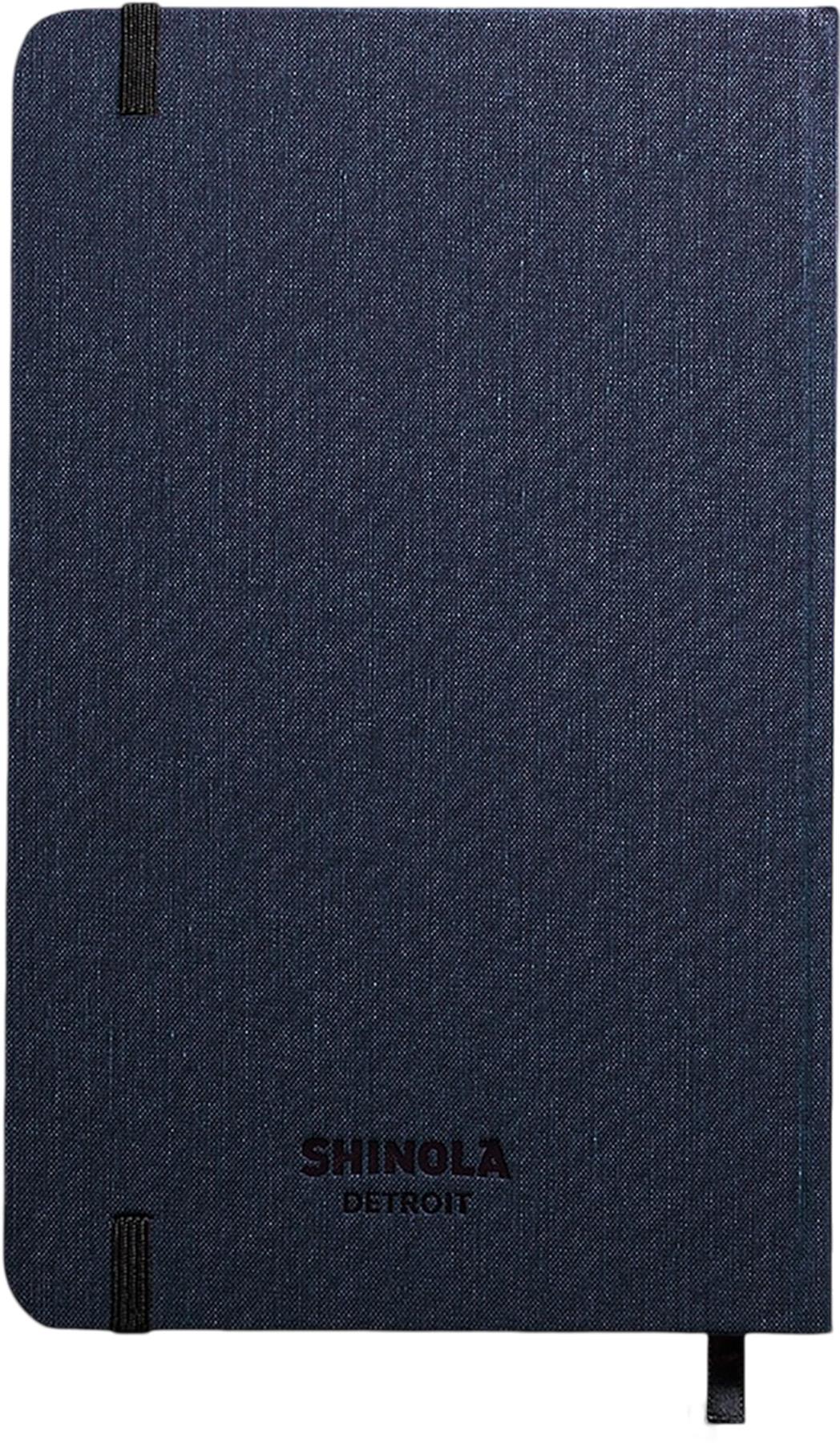 Product gallery image number 2 for product Cahier ligné à couverture rigide en lin - Moyen