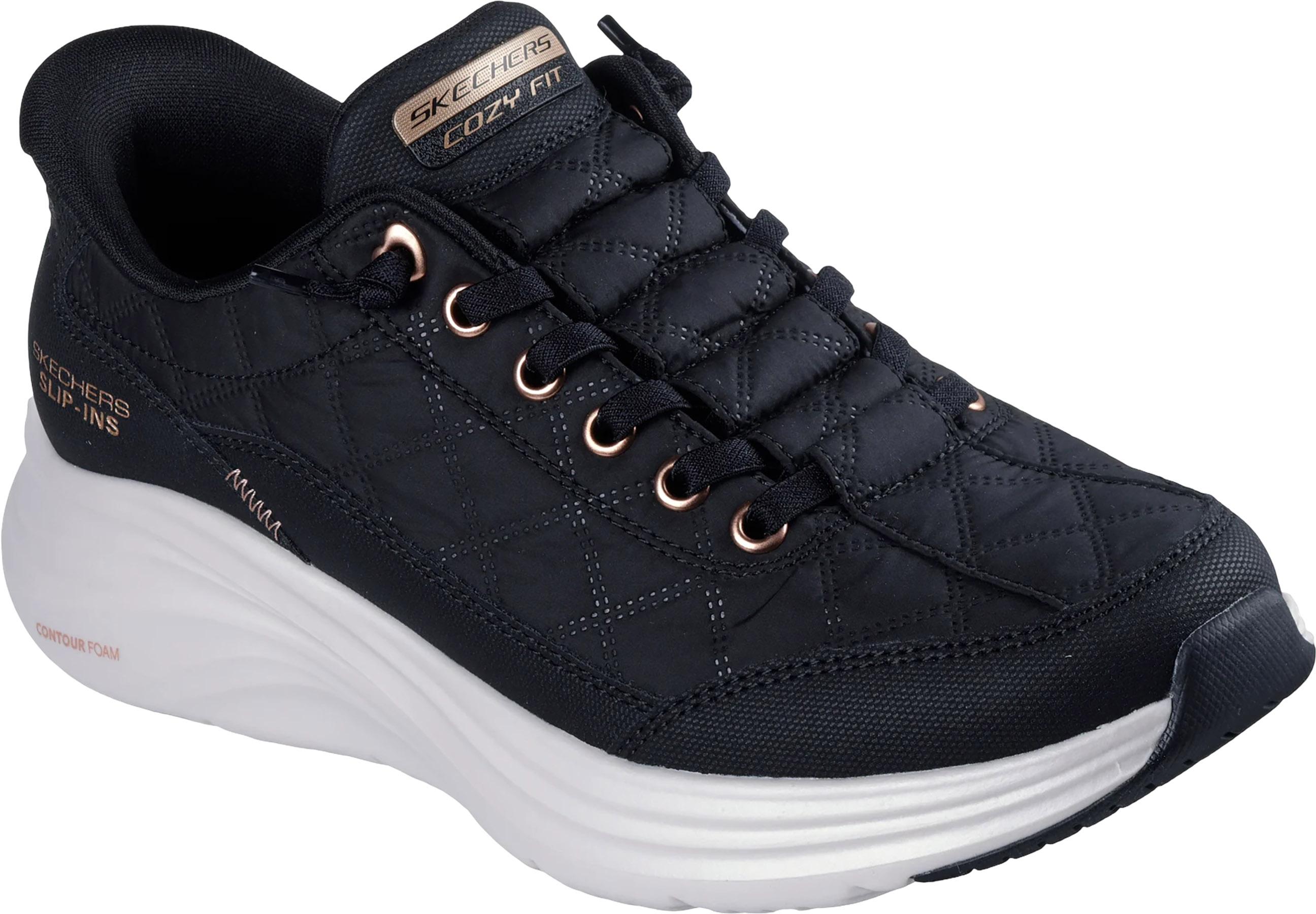Numéro de l'image de la galerie de produits 3 pour le produit Chaussures sport Contour Foam Cozy Fit Golden Hour Skechers Slip-ins - Femme