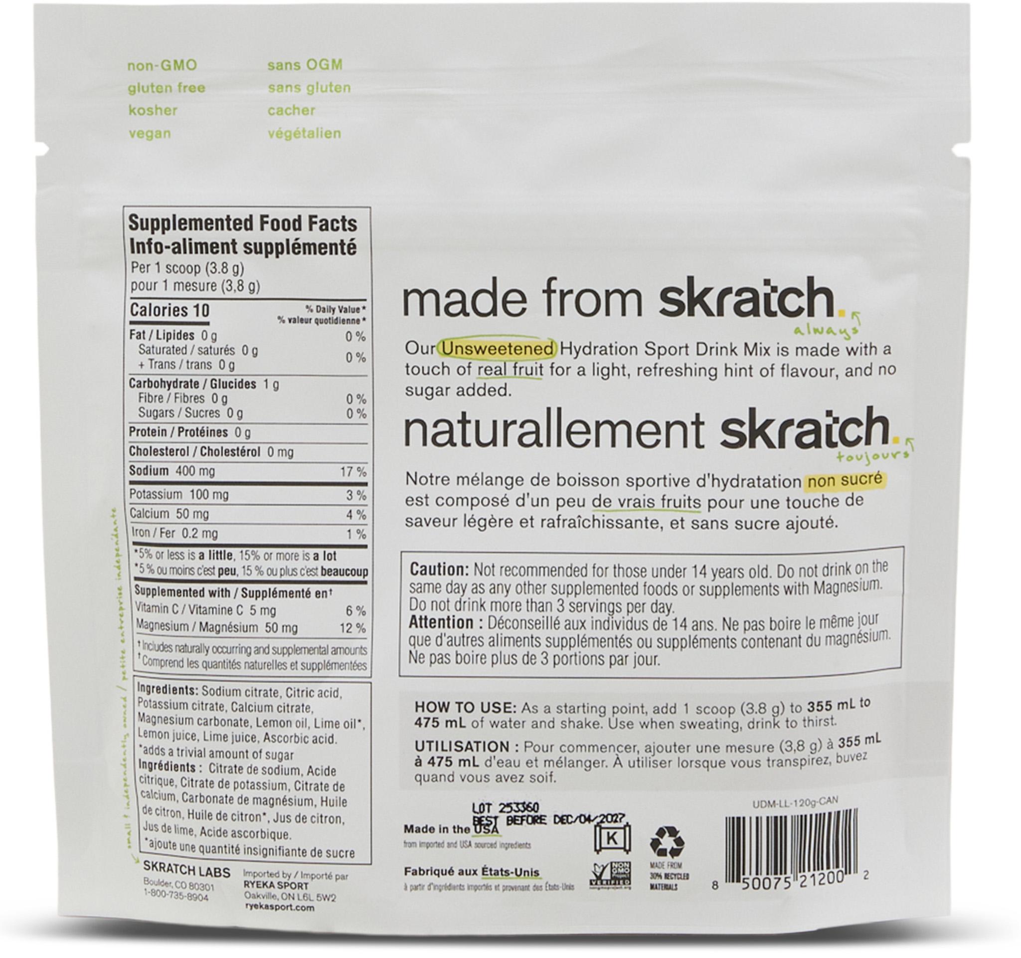 Product gallery image number 4 for product Unsweetened Hydration Sport Drink Mix