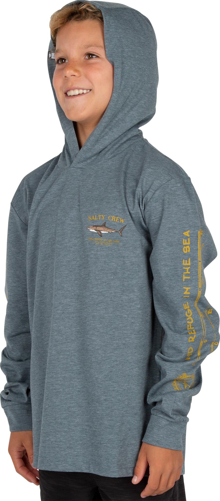 Product gallery image number 4 for product Bruce Boys Hood Tech Tee - Youth