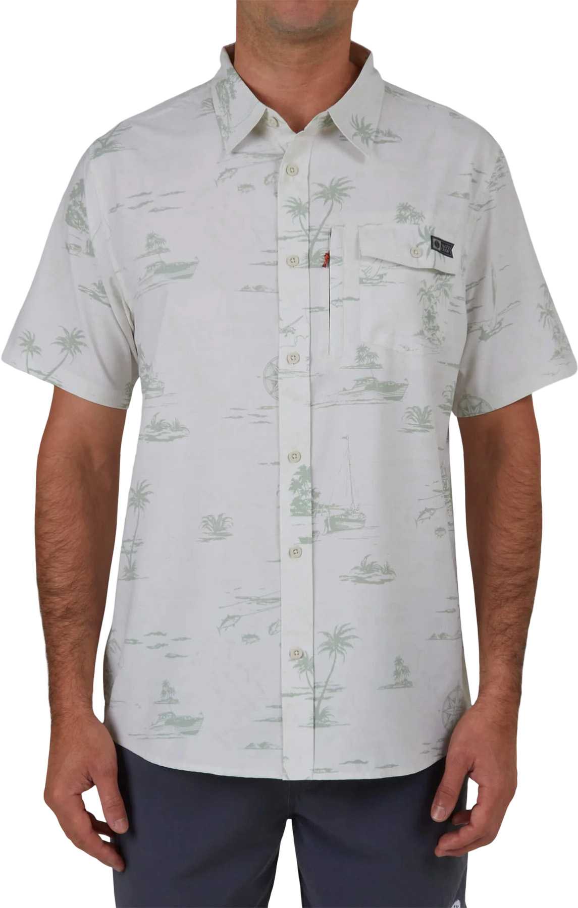 Image de produit pour Chemise tissée technique à manches courtes Seafarer - Homme