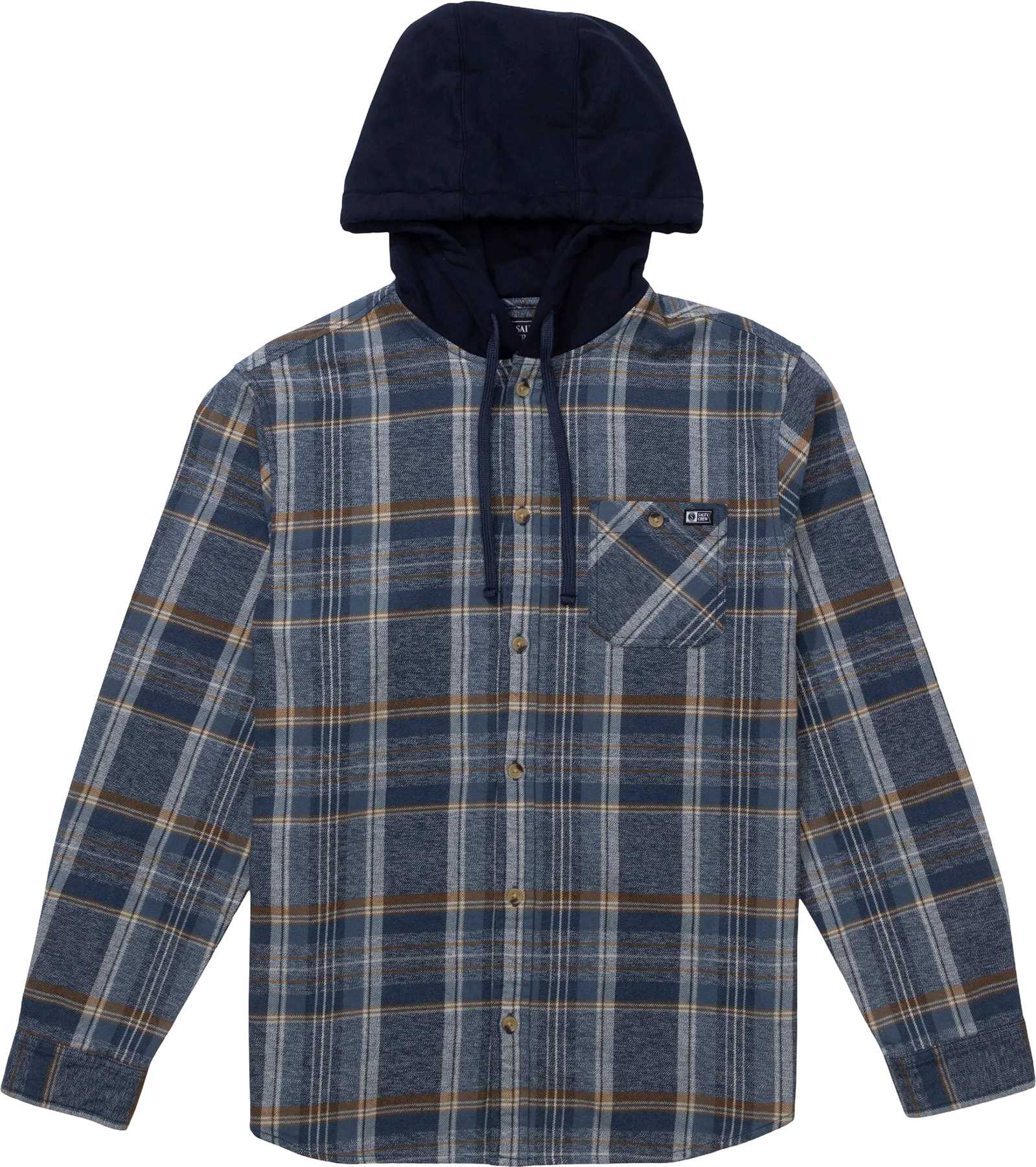 Product image for Whitewash Hooded Flannel Shirt - Men's