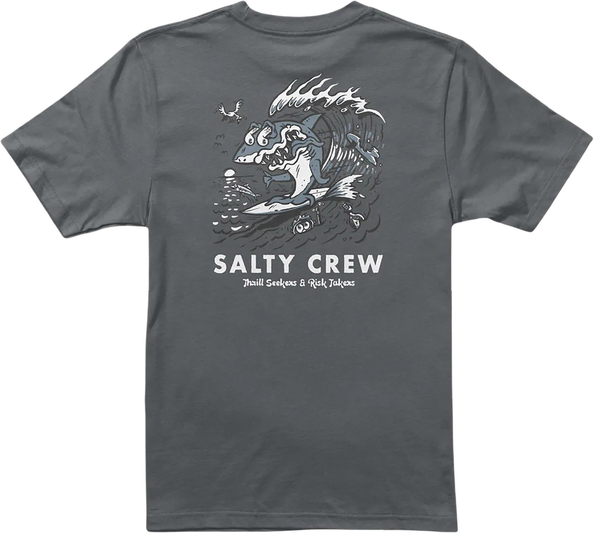 Product gallery image number 2 for product Surf Shark Short Sleeve T-Shirt - Boys