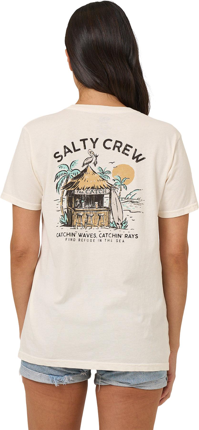 Numéro de l'image de la galerie de produits 2 pour le produit T-shirt à manches courtes de coupe garçonne Beach Hut - Femme