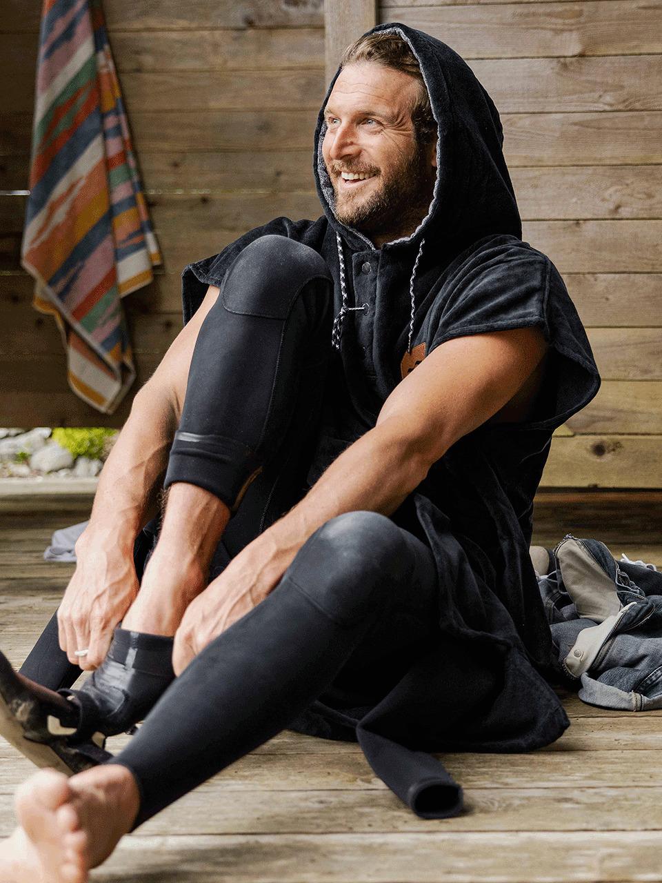 Numéro de l'image de la galerie de produits 3 pour le produit Poncho extra chaud The Digs - Unisexe