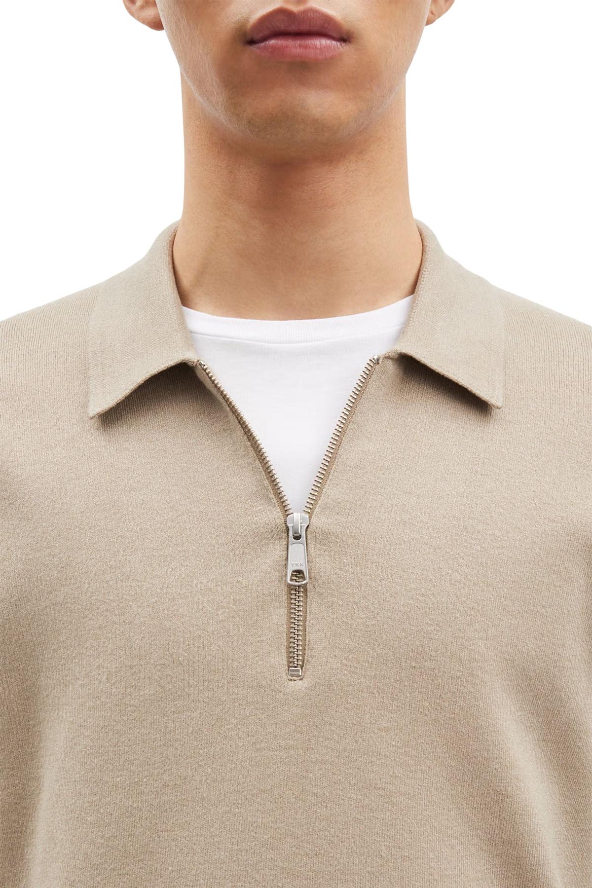 Product gallery image number 4 for product Guna Half Zip Polo Sweater - Men's