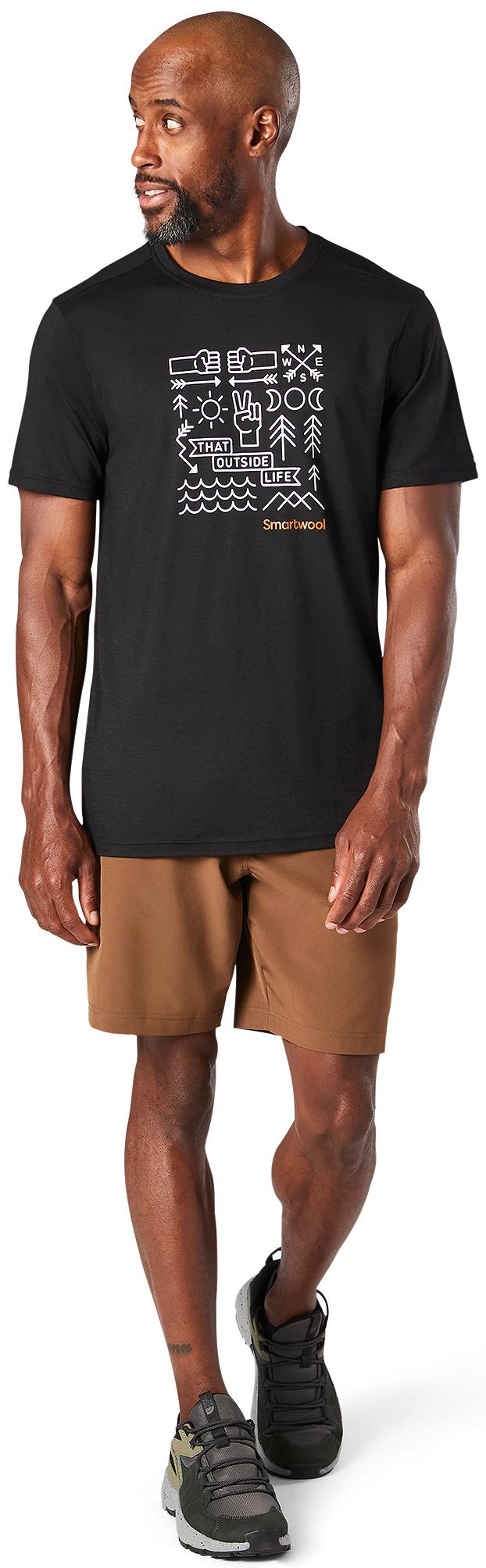 Product gallery image number 2 for product Merino Sport 150 Park Vibes Graphic Tee - Men's