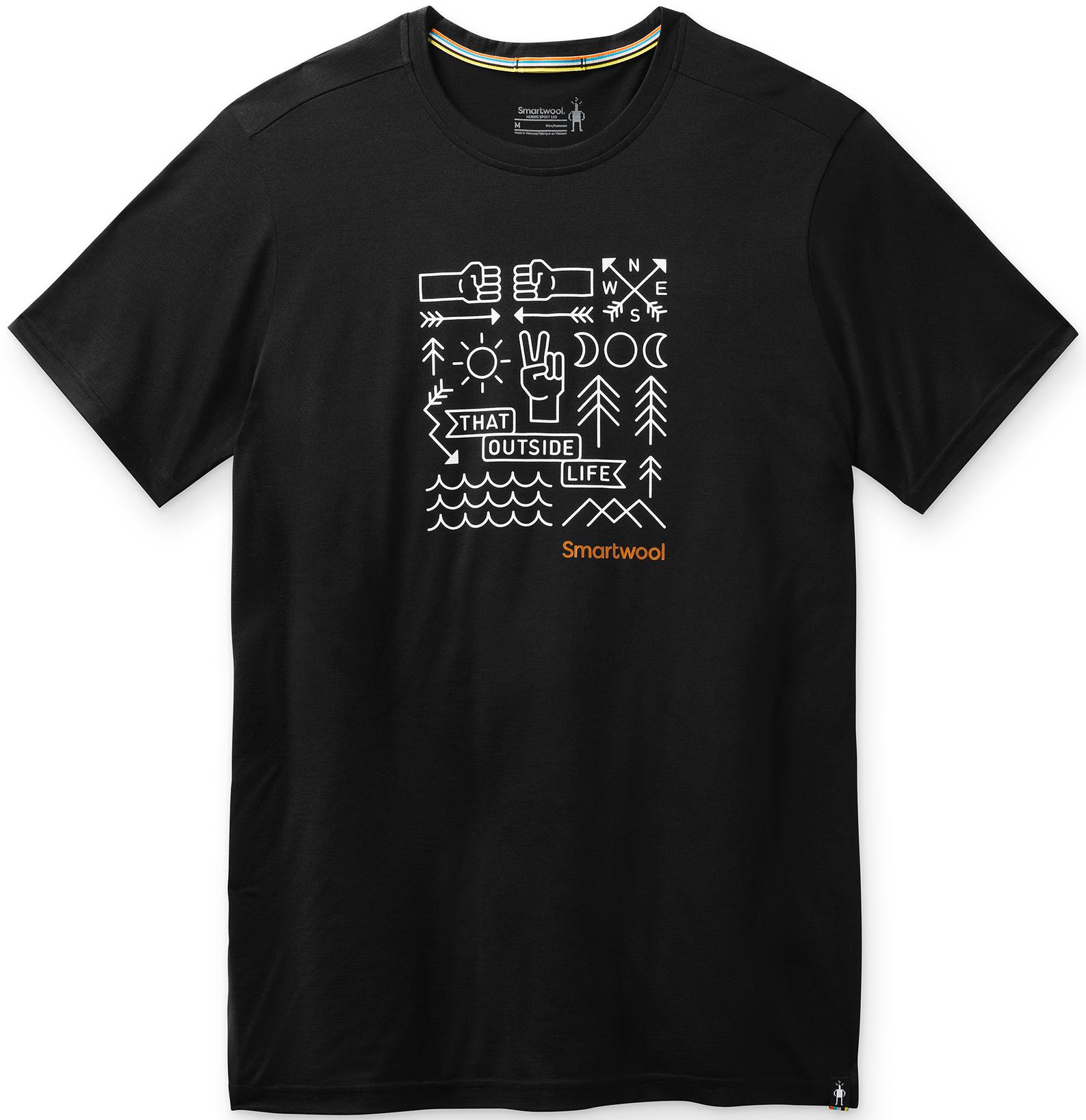 Product gallery image number 1 for product Merino Sport 150 Park Vibes Graphic Tee - Men's