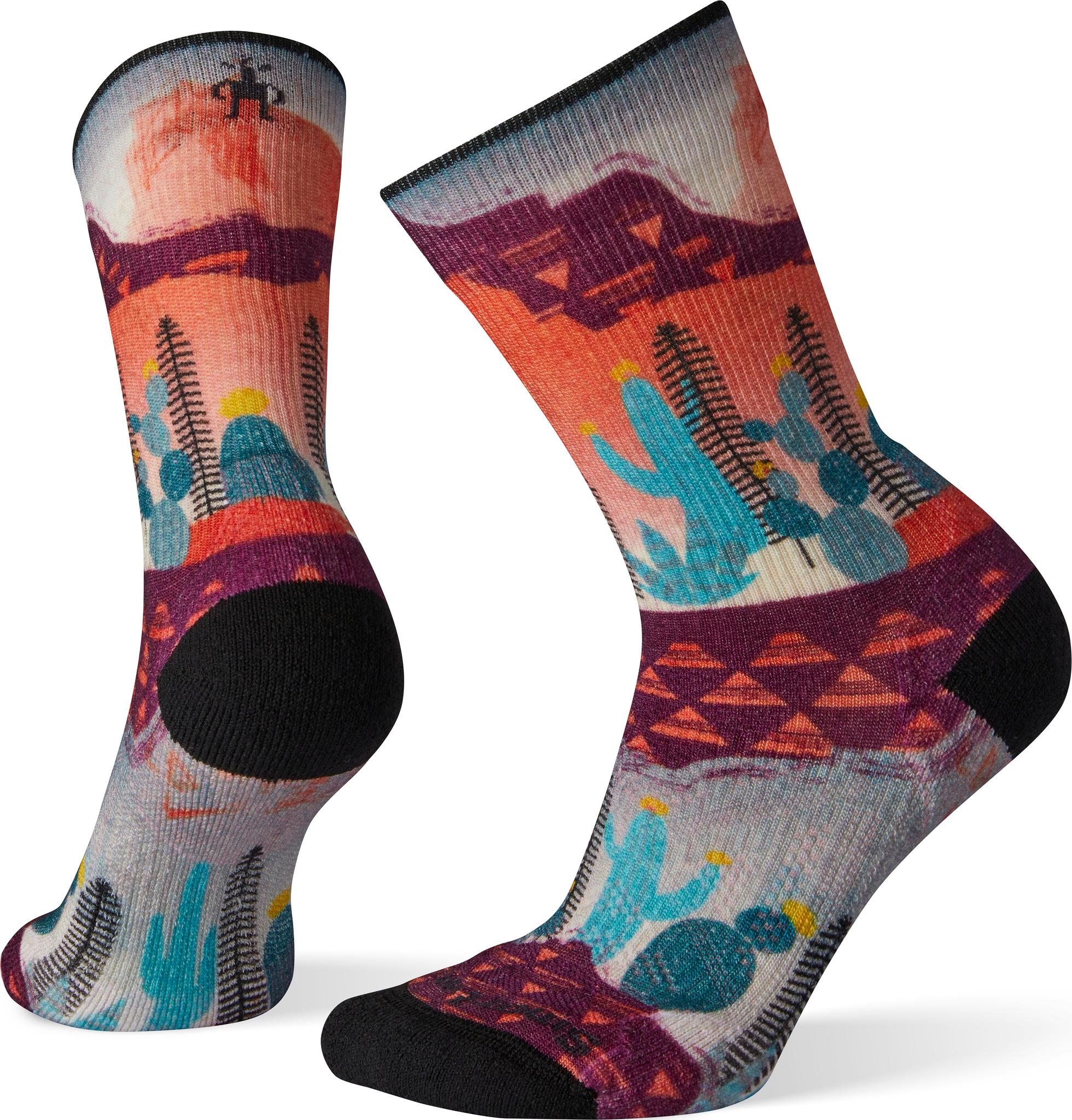 Product gallery image number 1 for product PhD Outdoor Light Print Crew Socks - Women's