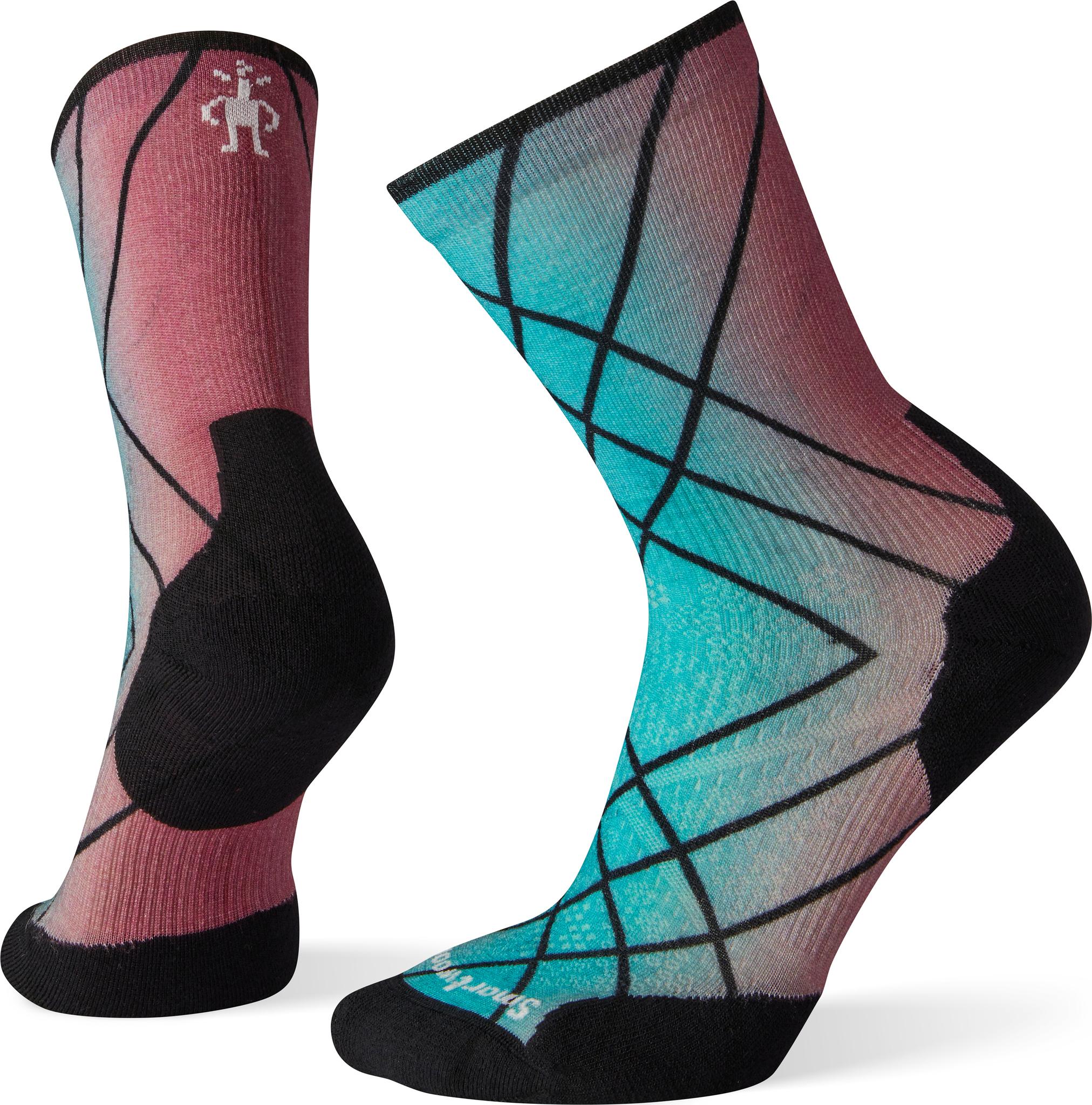 Product gallery image number 1 for product PhD Run Light Elite Print Crew Socks - Women's