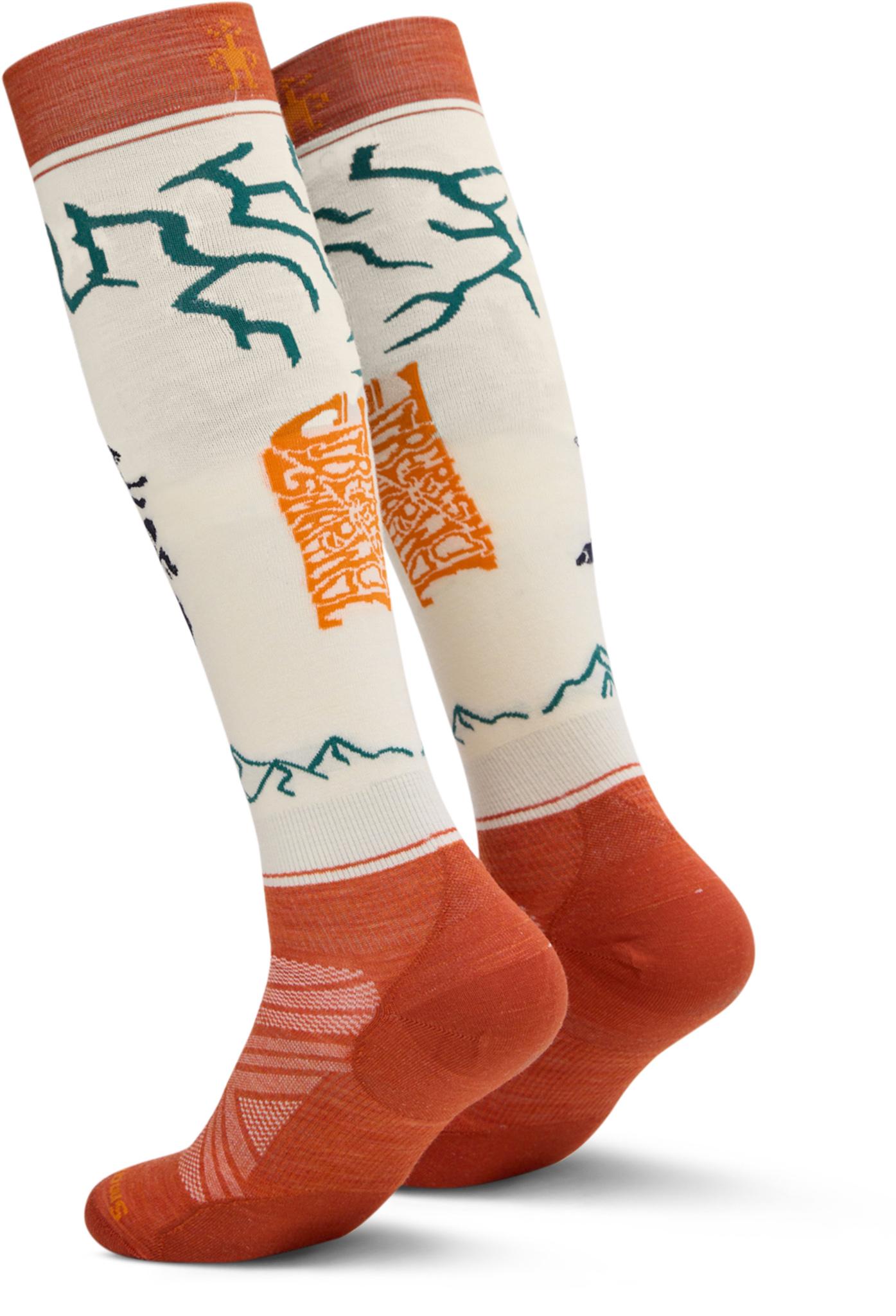 Product gallery image number 2 for product Jiberish Ski Zero Cushion OTC Socks - Unisex