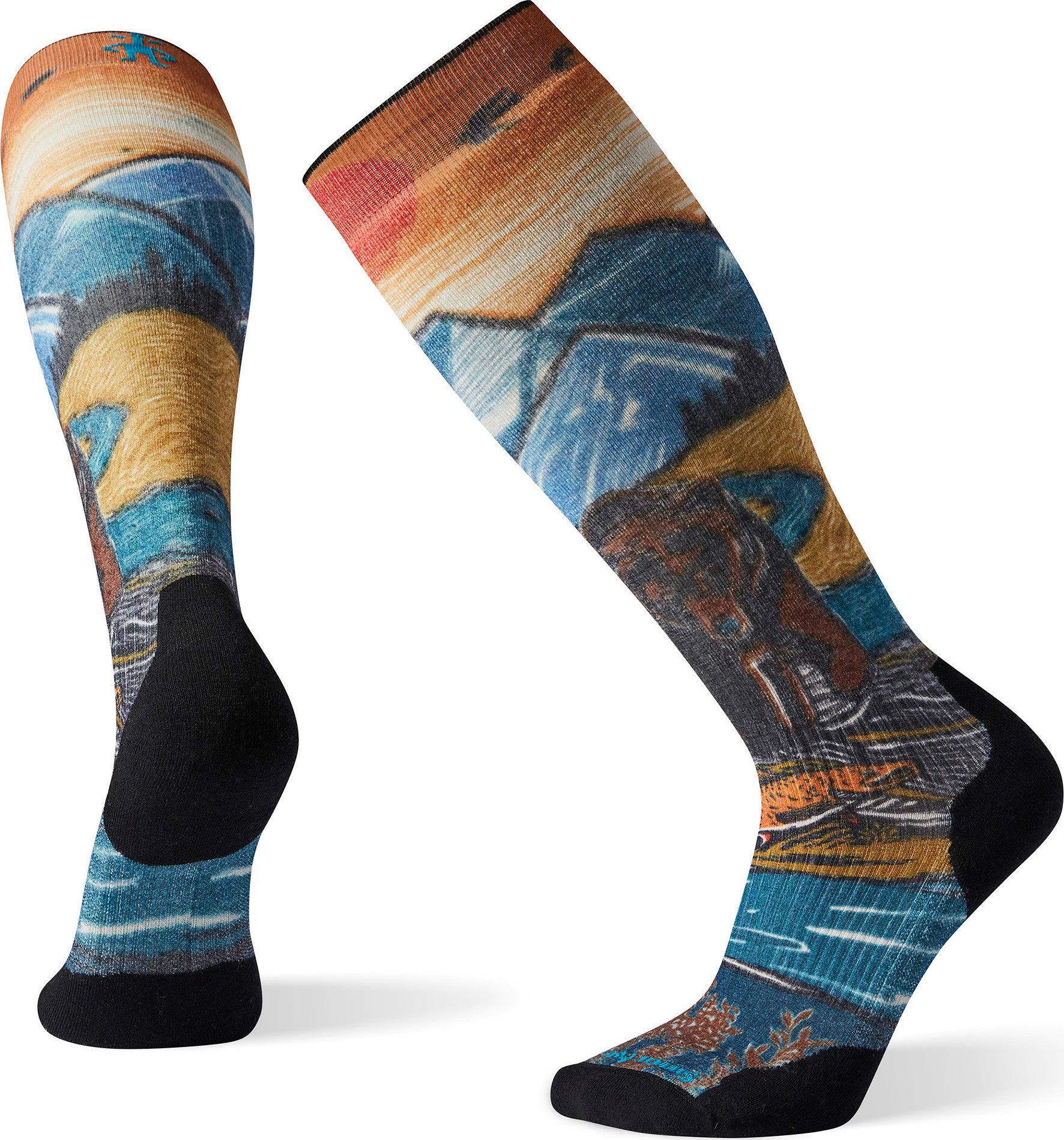 Product gallery image number 1 for product PhD® Snow Light Elite Print Socks - Unisex