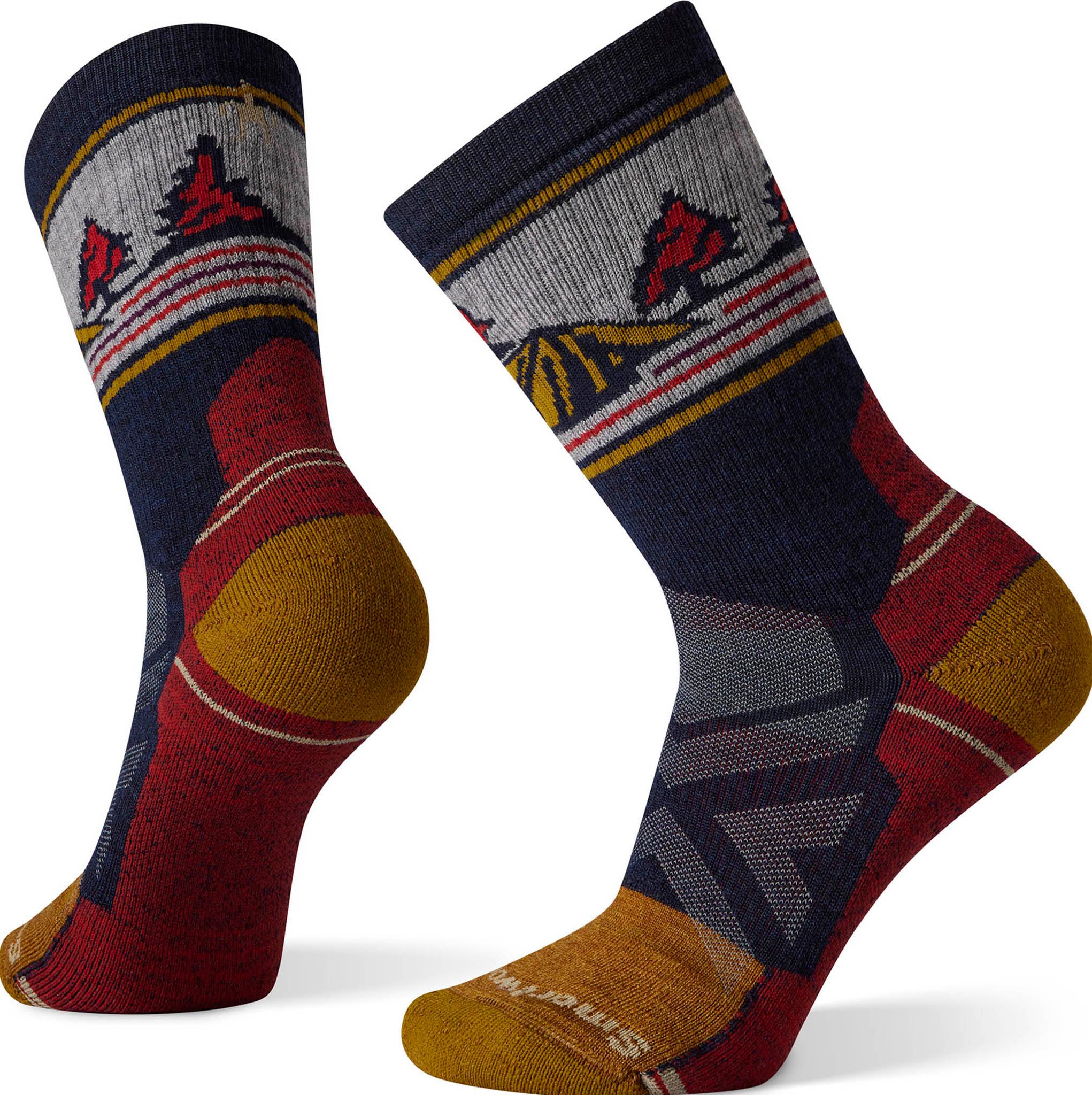 Numéro de l'image de la galerie de produits 1 pour le produit Chaussettes mi-mollet à matelassage intégral Camp Scene de Performance Hike - Femme