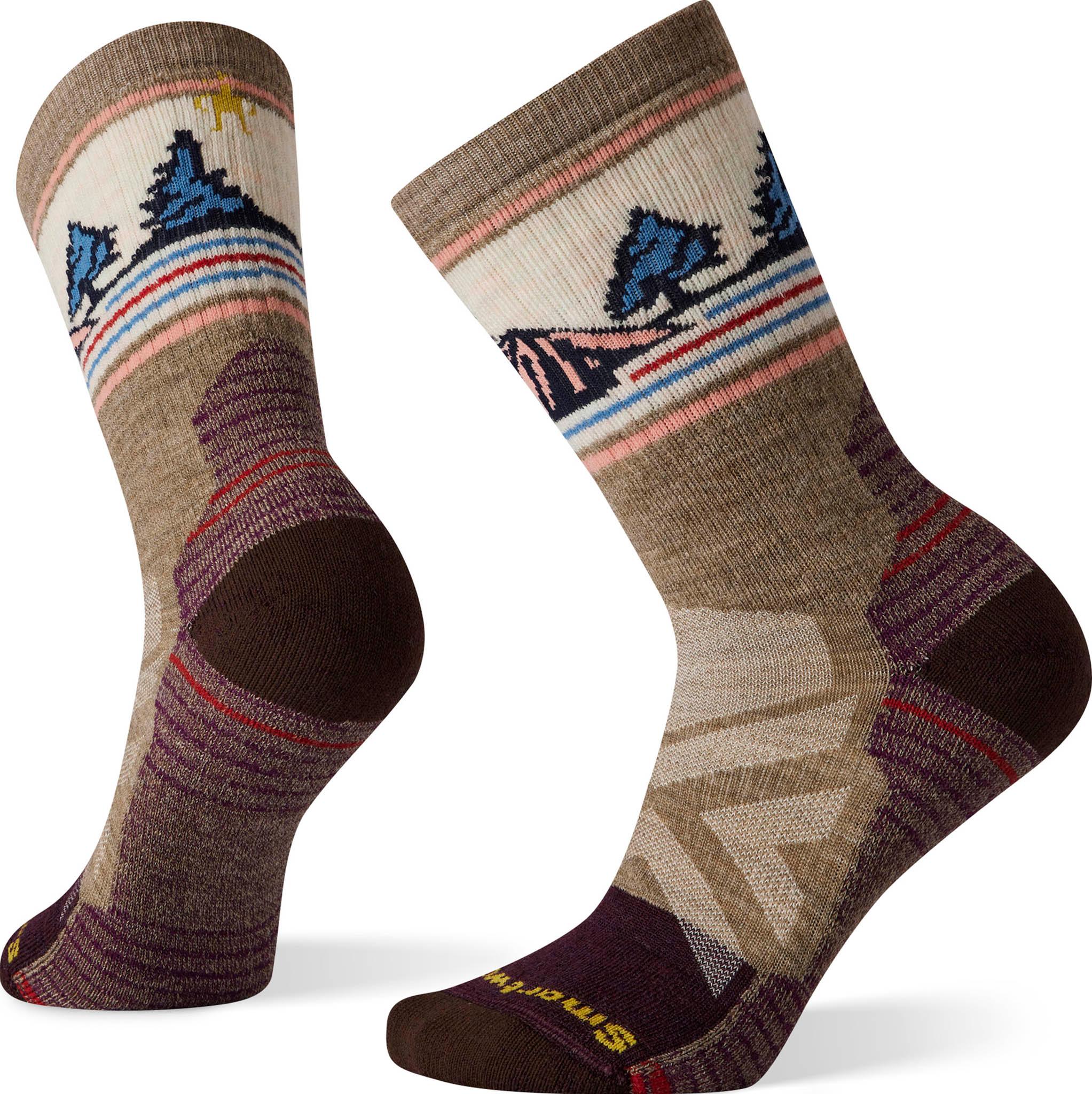 Image de produit pour Chaussettes mi-mollet à matelassage intégral Camp Scene de Performance Hike - Femme