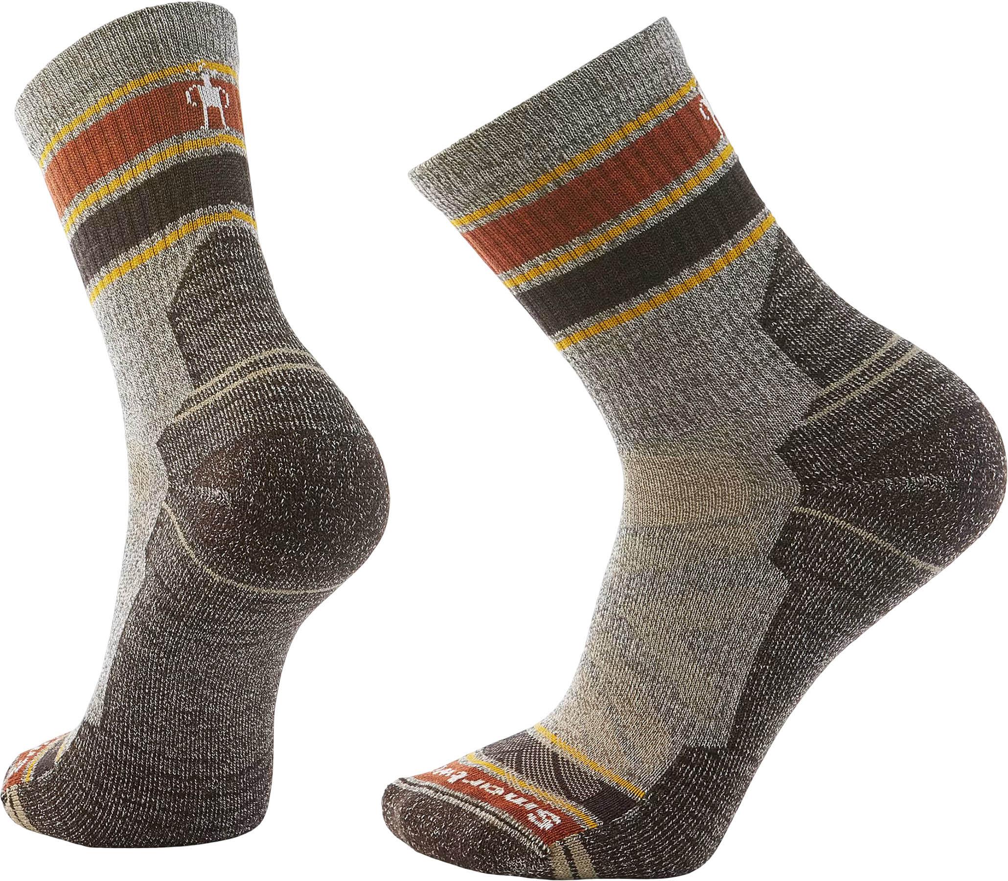 Product image for Hike Light Cushion Striped Mid Crew Socks - Unisex