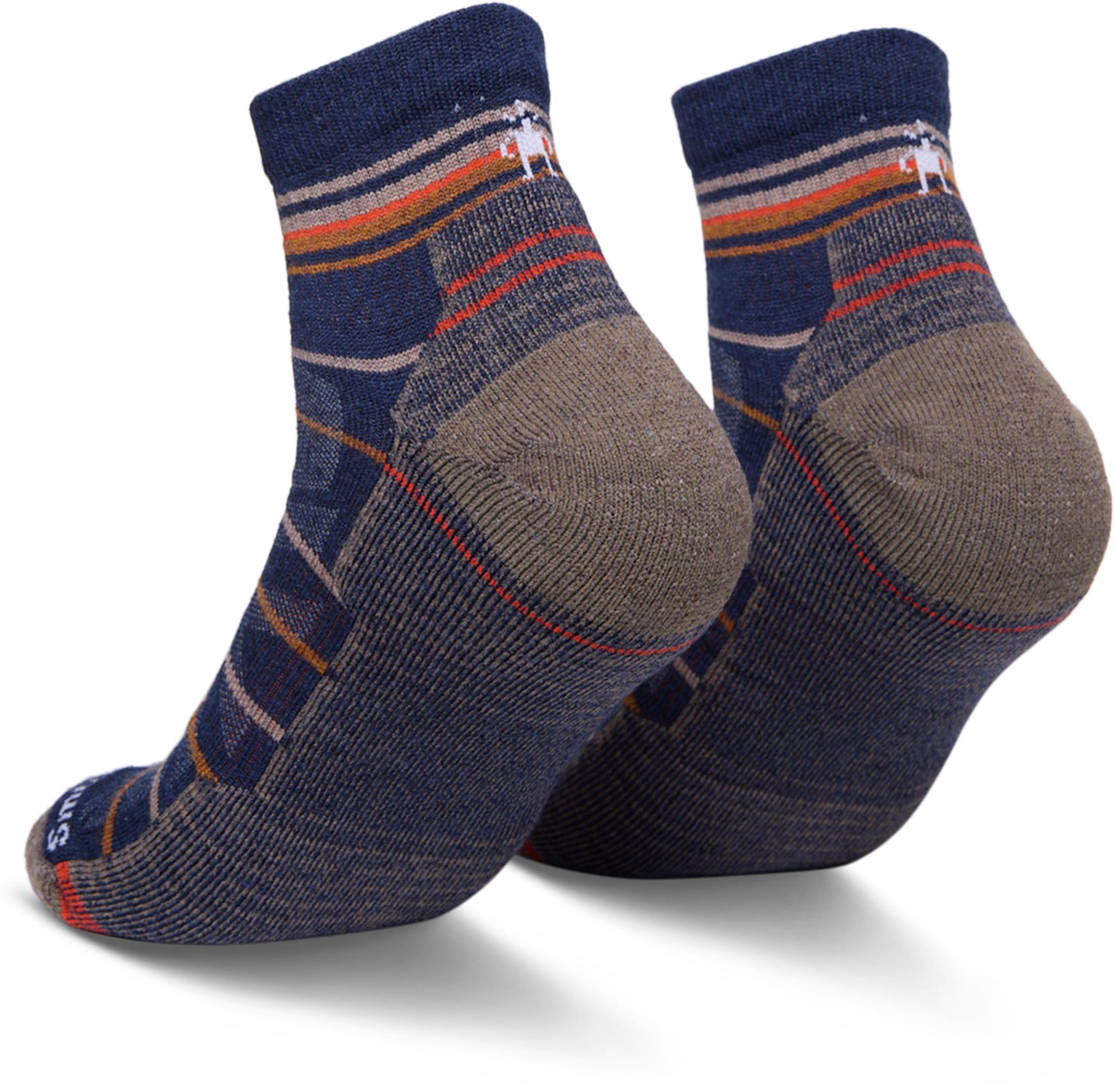 Product gallery image number 2 for product Performance Hike Light Cushion Pattern Ankle Socks - Men's
