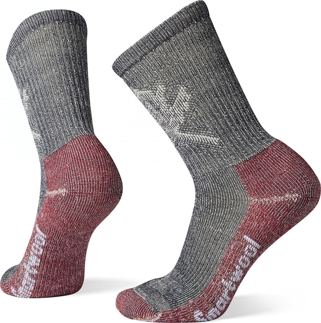 Product gallery image number 2 for product Hike Classic Edition Light Cushion Leaf Pattern Crew Socks - Women's