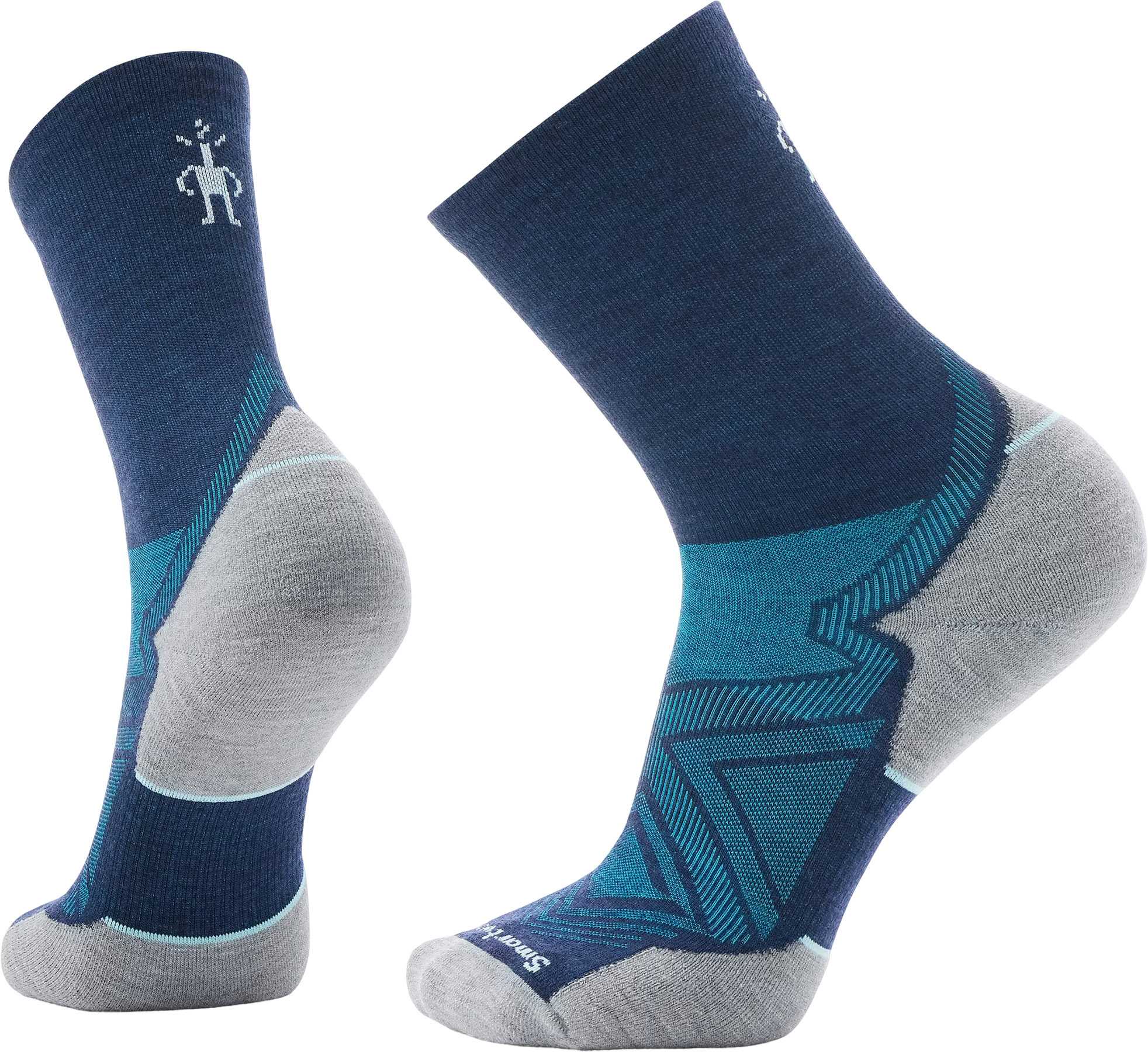 Product image for Performance Run Targeted Cushion Mid Crew Socks - Unisex