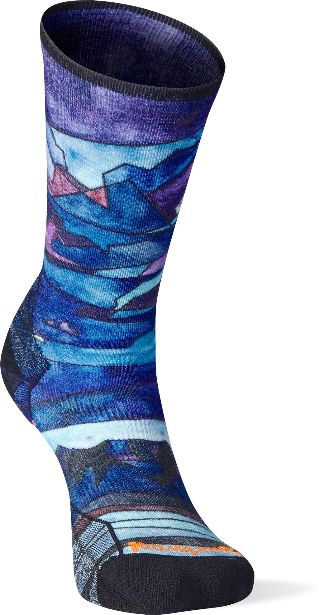 Product gallery image number 2 for product Athlete Edition Run Print Crew Socks - Women's