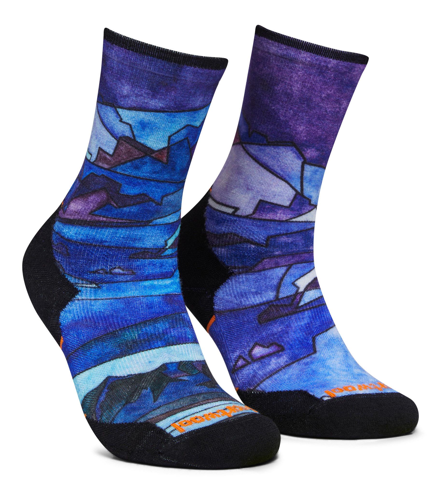 Product gallery image number 1 for product Athlete Edition Run Print Crew Socks - Women's