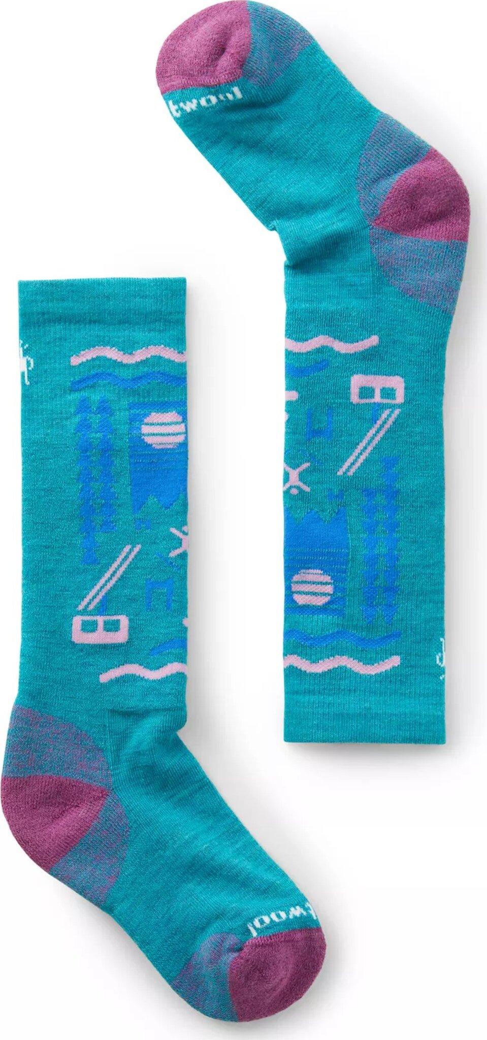 Product gallery image number 1 for product Wintersport Full Cushion Ski Day OTC Socks - Kids