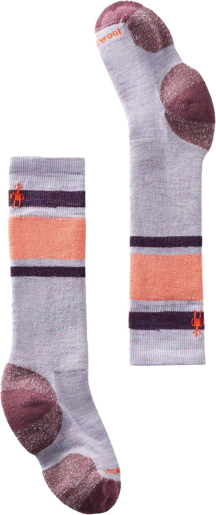 Image de produit pour Chaussettes sous-genou pour sports hivernaux à matelassage intégral Stripe - Enfant