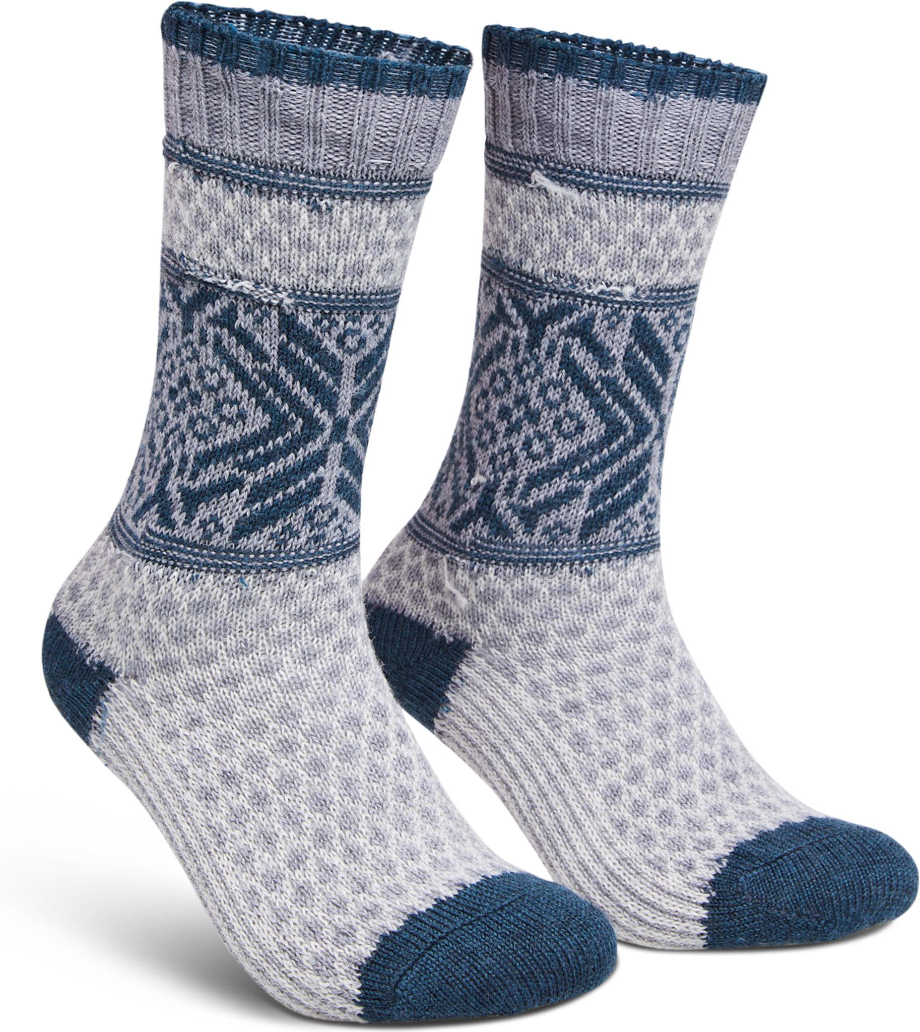 Image de produit pour Chaussettes mi-mollet à motif de flocons de neige Everyday Popcorn - Unisexe