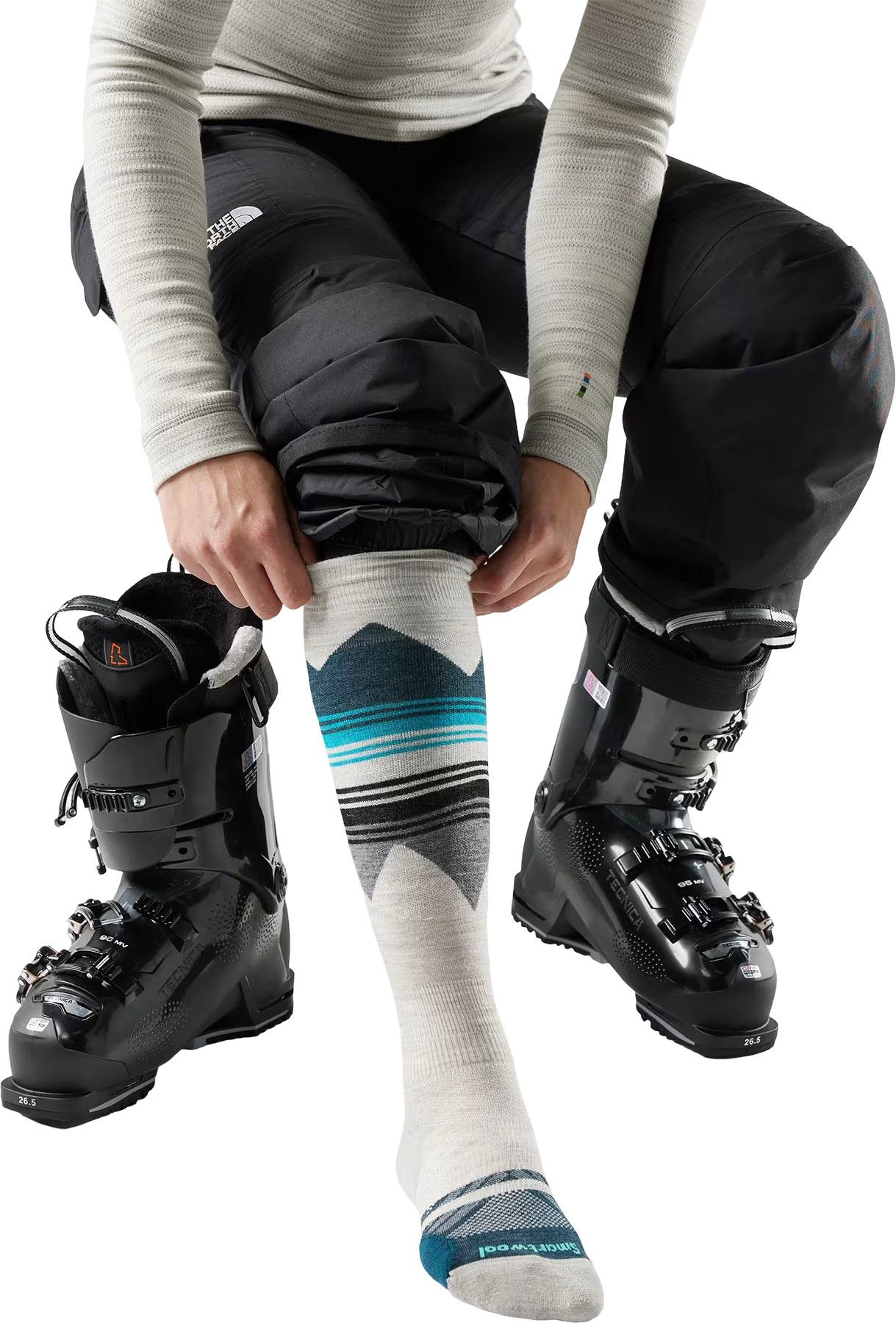 Product gallery image number 3 for product Ski Targeted Cushion Pattern OTC Socks - Women's