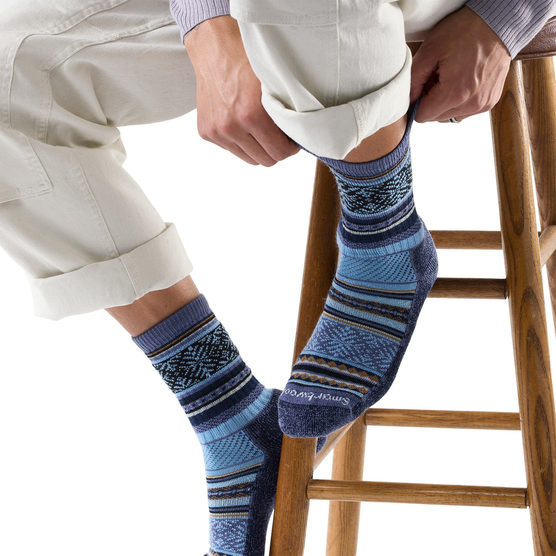 Product gallery image number 2 for product Everyday Fair Isle Sweater Crew Socks - Unisex