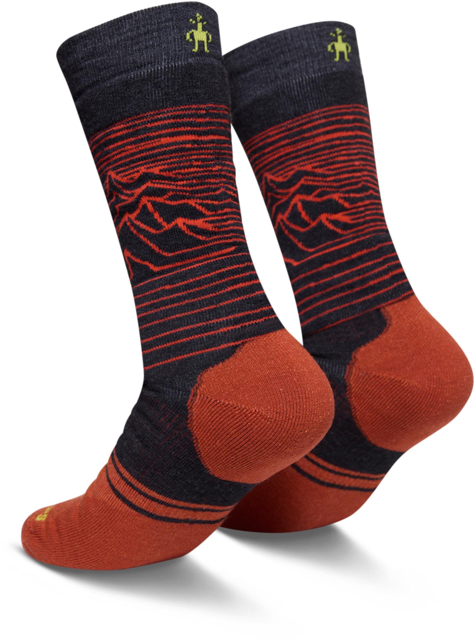 Product gallery image number 2 for product Snowboard Full Cushion Iguchi Pattern OTC Socks - Unisex