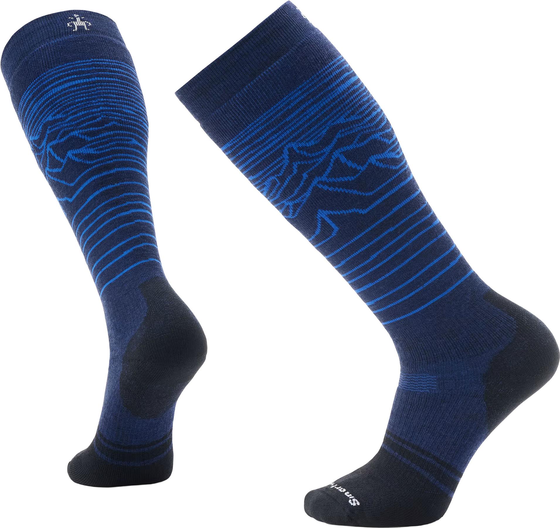 Image de produit pour Chaussettes de planche à neige sous-genou à matelassage intégral Iguchi Pattern - Unisexe